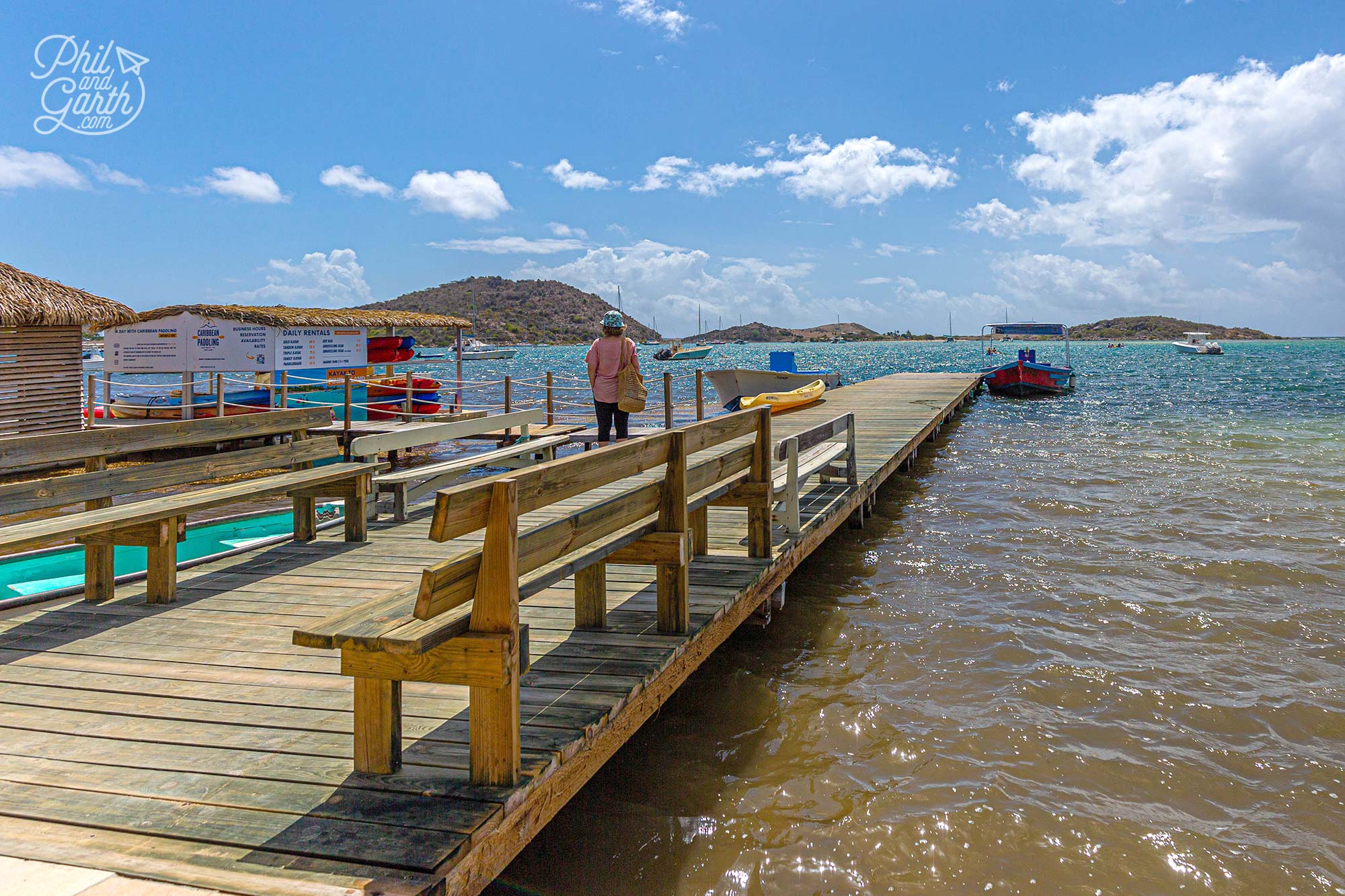 Catch the ferry to Pinel Island from Baie De Cul de Sac