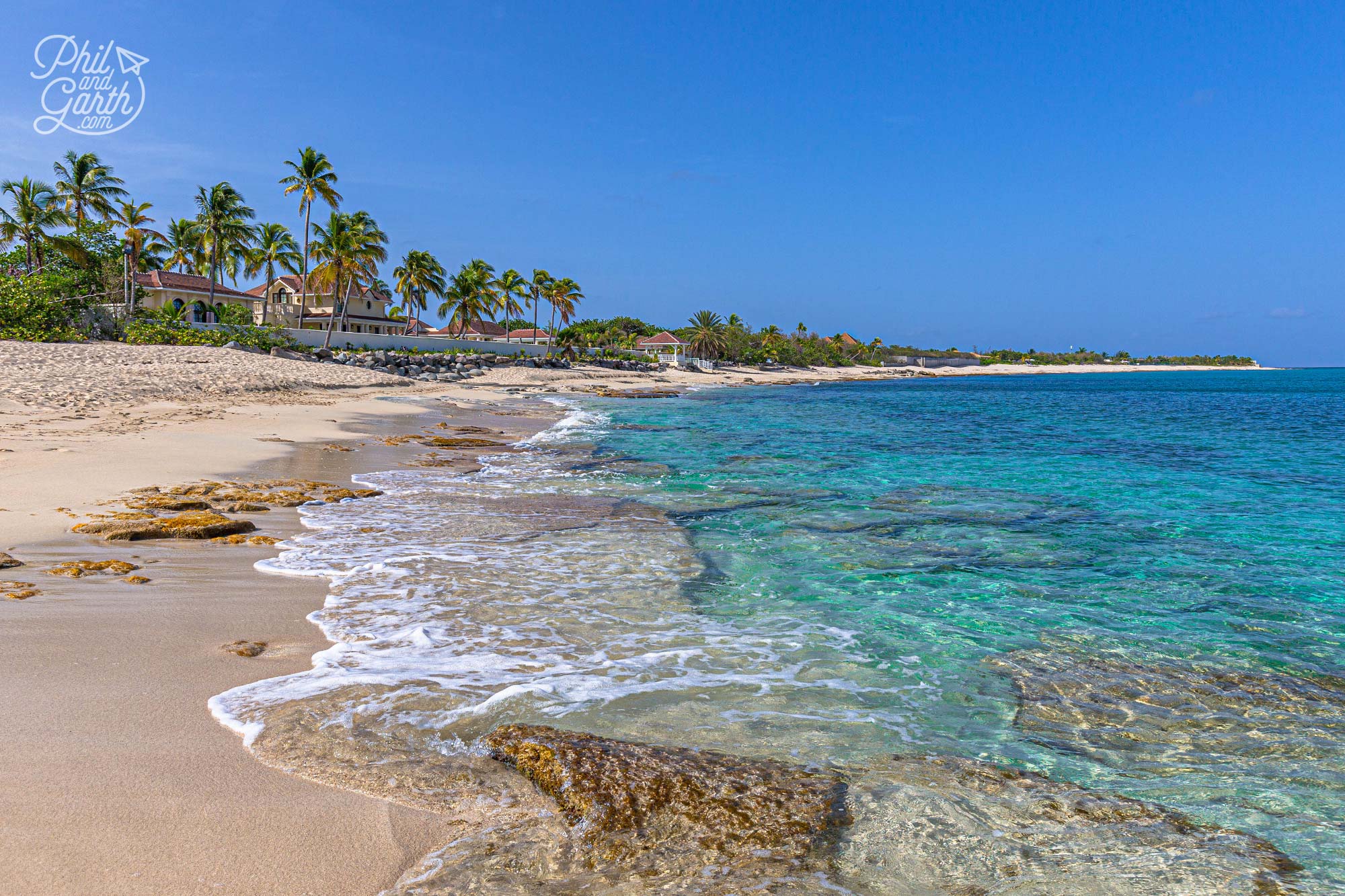 Donald Trump's Caribbean mansion "Le Château des Palmiers" on Plum Bay