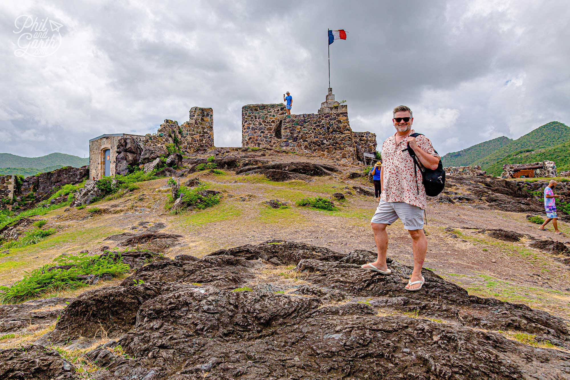 Fort Louis was built to defend Marigot's production of rum, sugar, coffee and salt