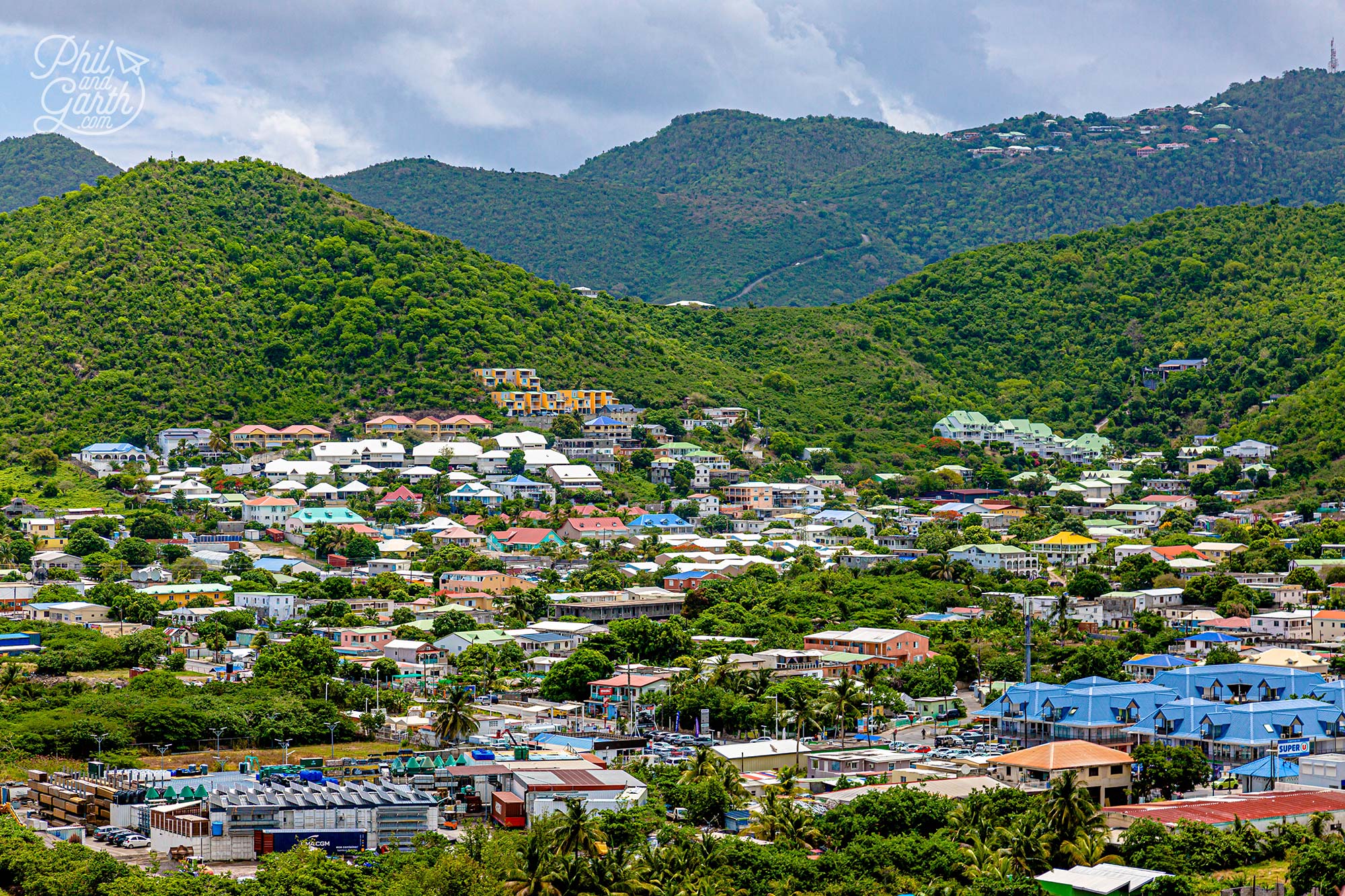 St Martin is a lush and green island