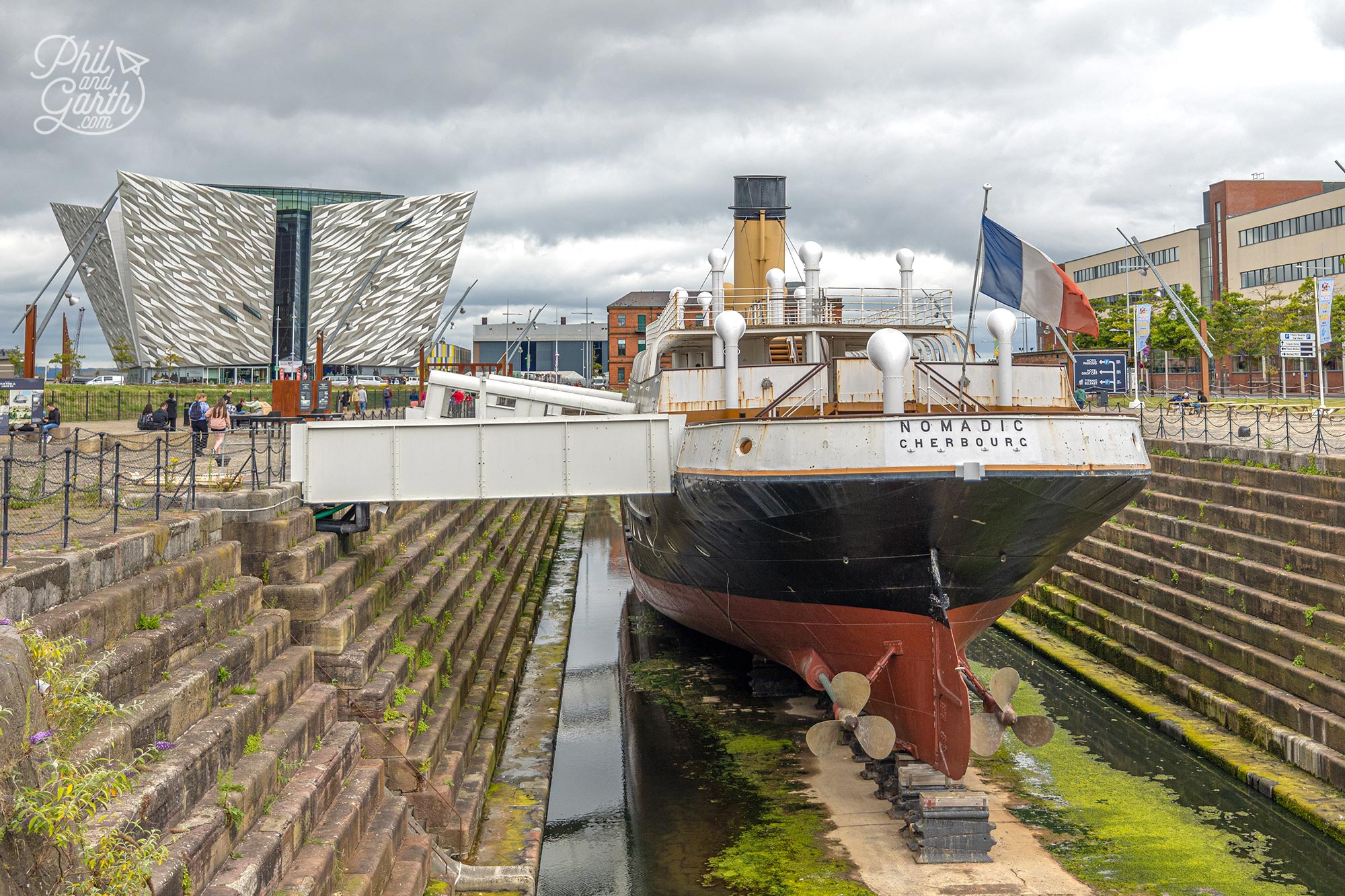 SS Nomadic was a tender ship used to ferry passengers to Titanic