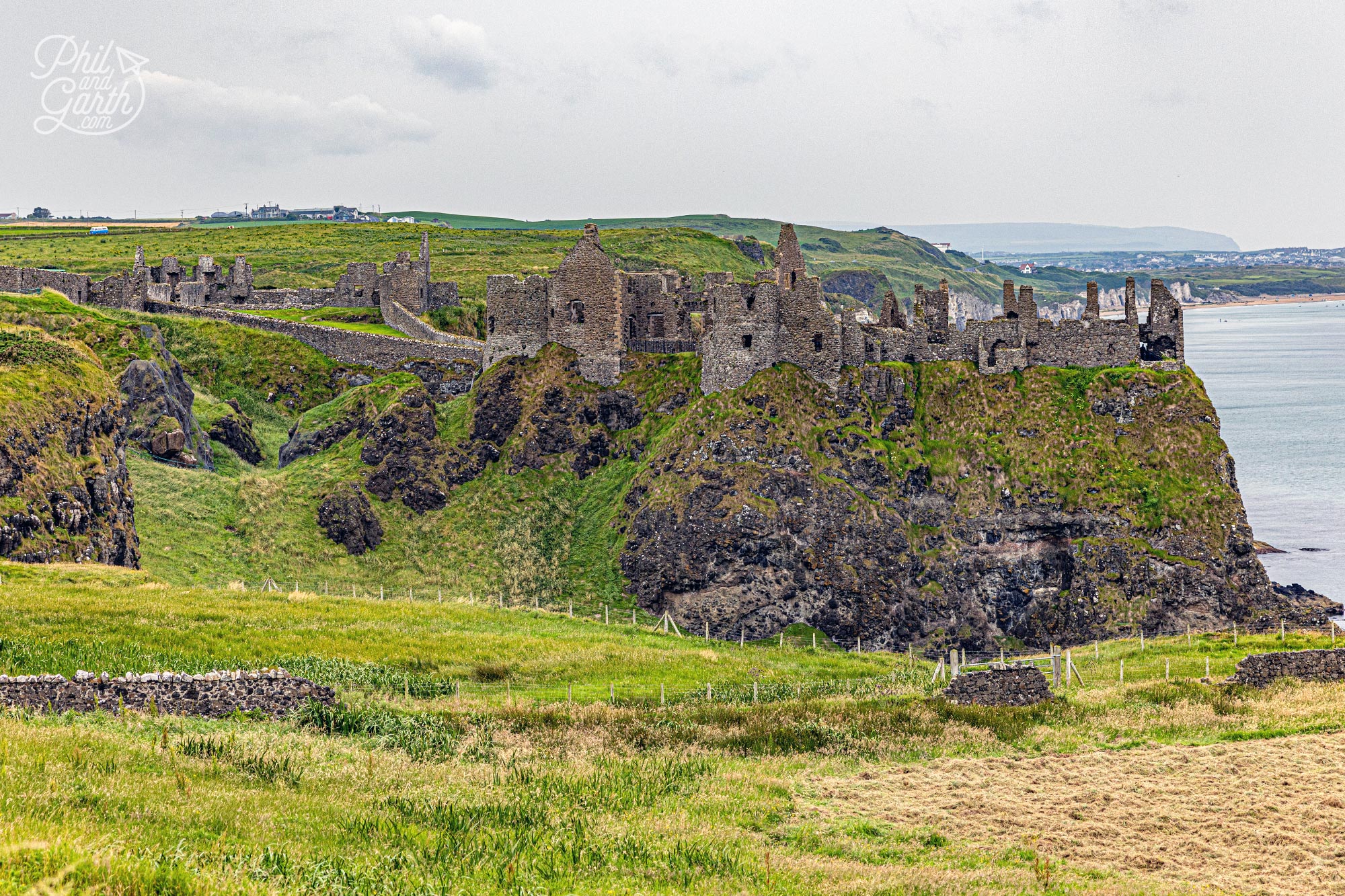 The medieval Dunluce Castle dates back to 1500