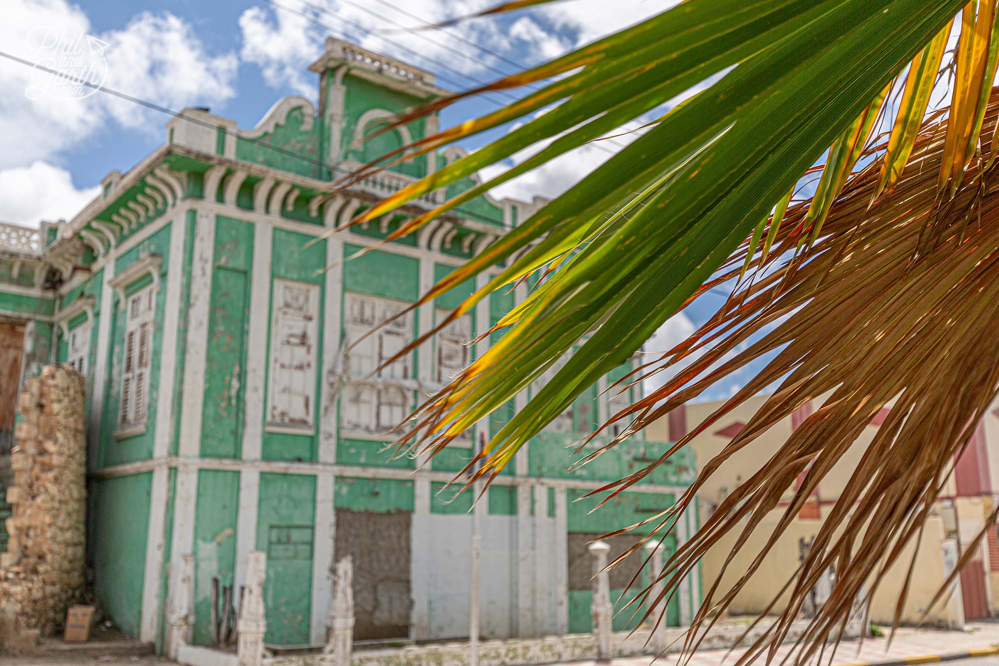 An old building in Oranjestad - Aruba’s Capital City