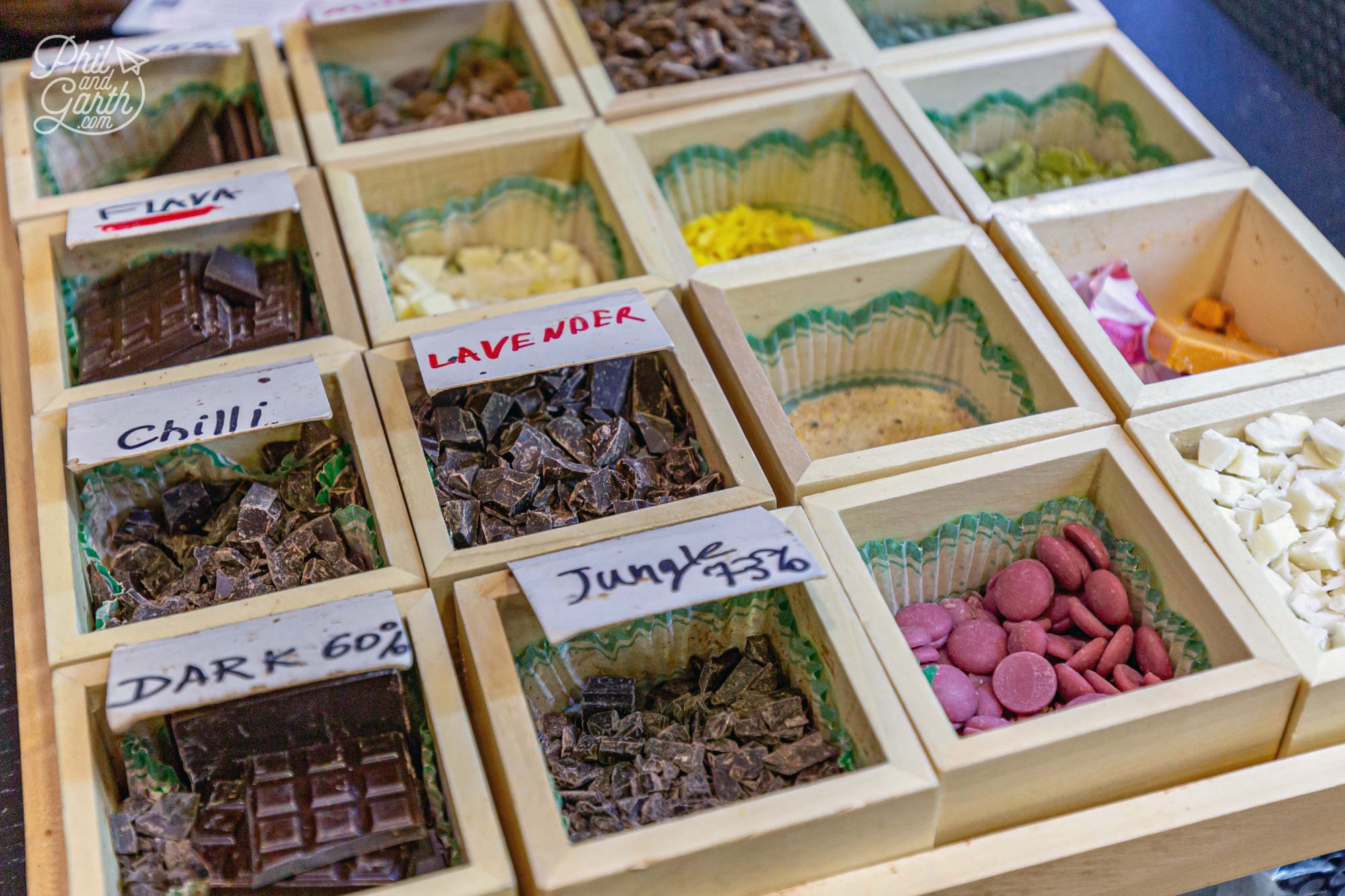 Chocolate tasting at Cyprus Chocolates