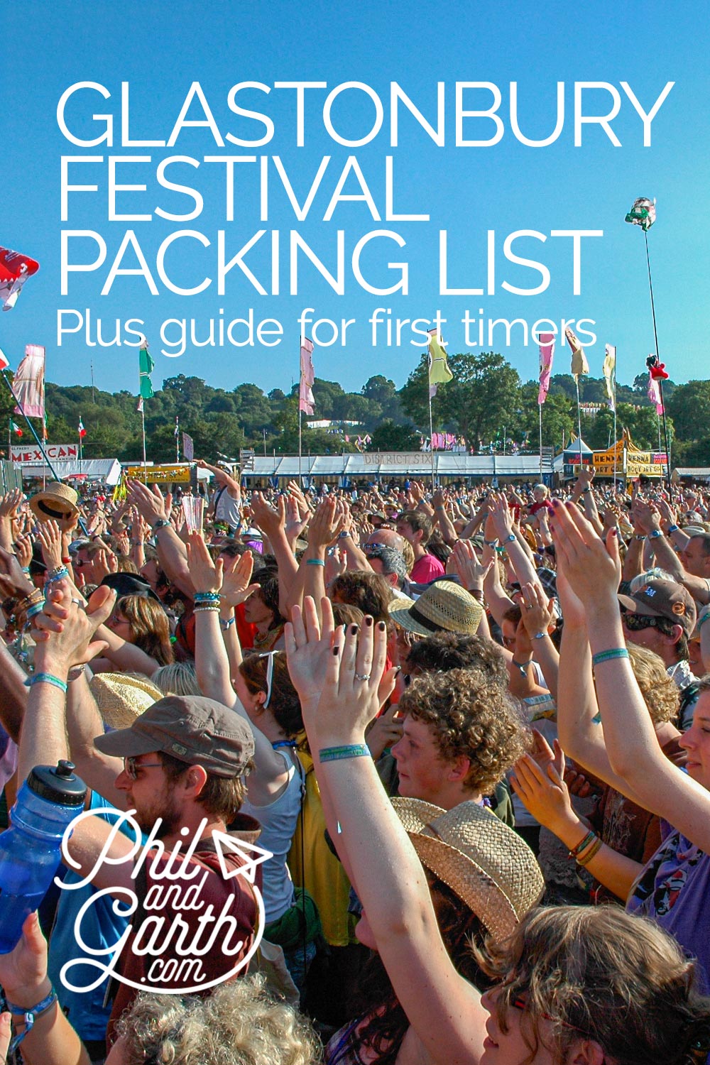 Glastonbury Festival checklist what to pack