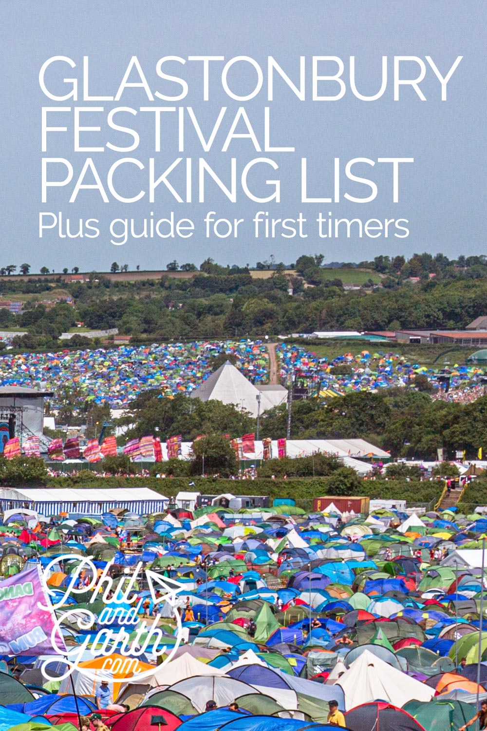 Glastonbury Festival Packing list festival check list