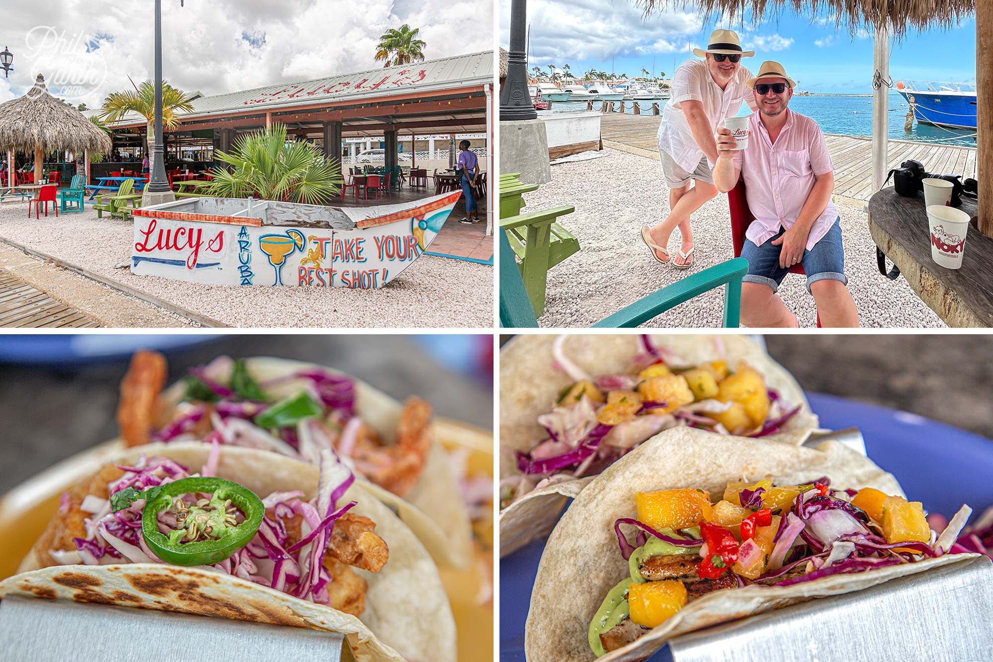 Lucy’s for the best mahi mahi fish tacos