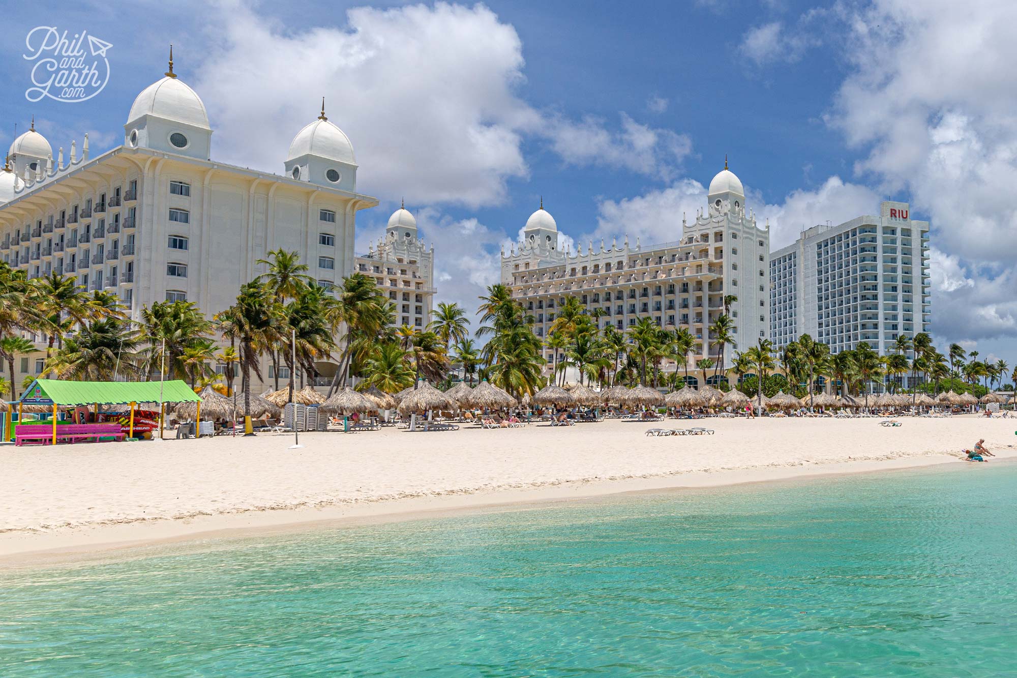 Palm Beach is the most popular beach in Aruba