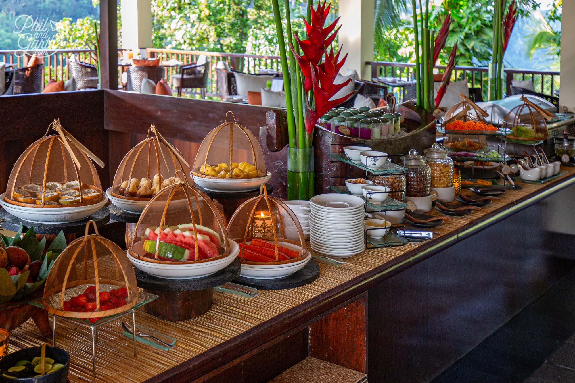 So much choice from the buffet breakfast bar