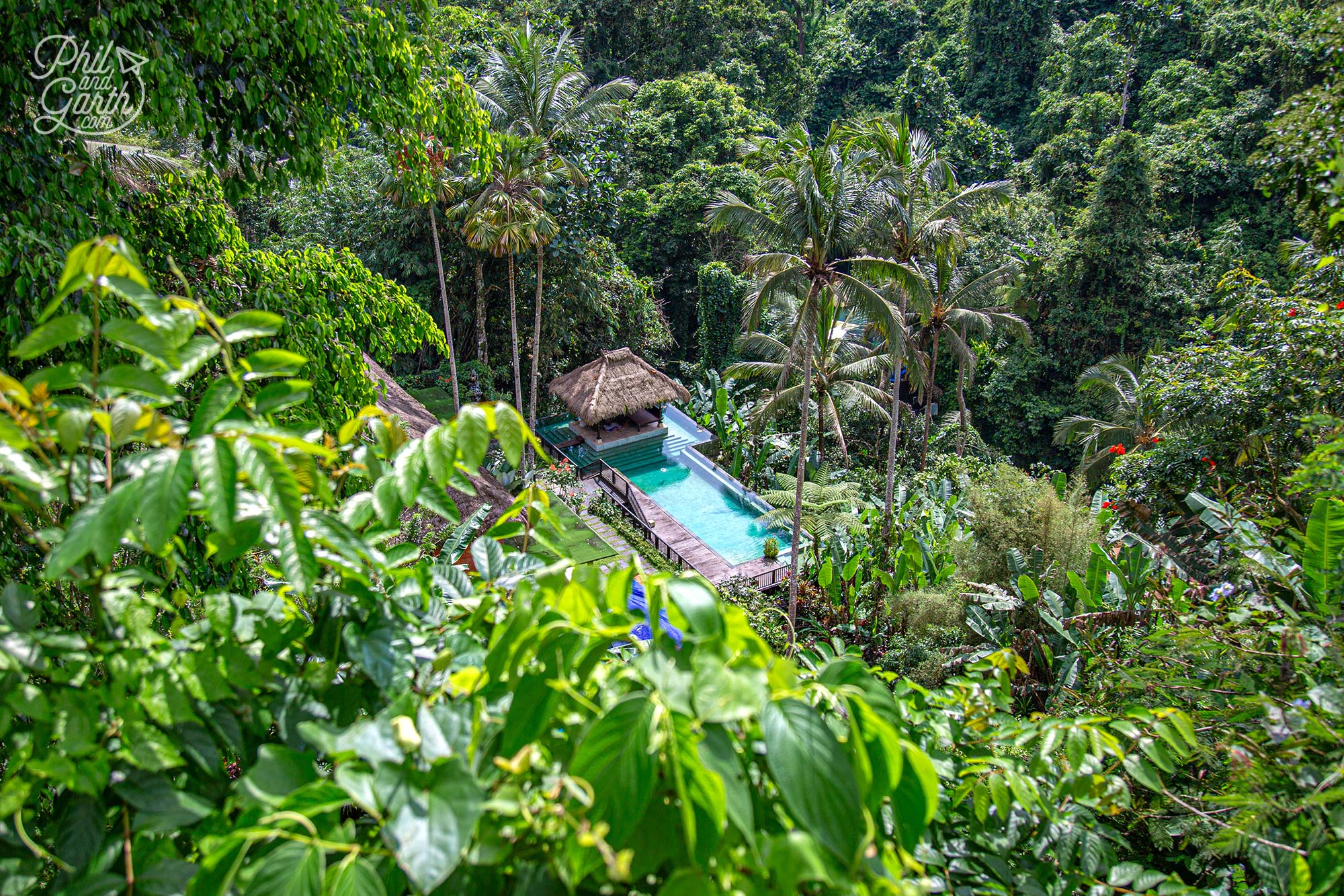Wandering around the gardens you'll discover the The Hidden Palace - the ultimate private villa accommodation in the jungle