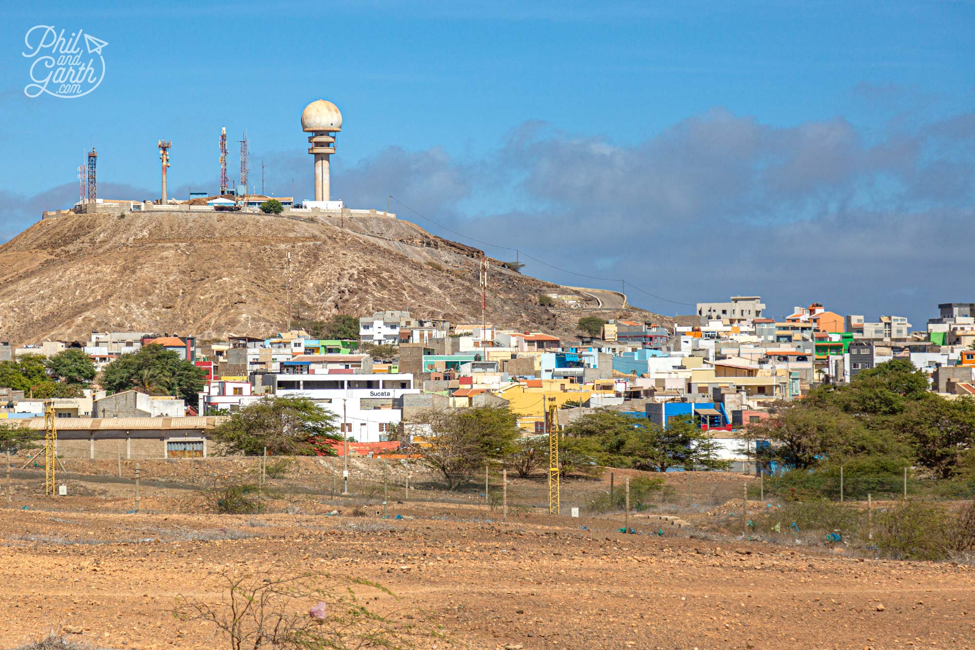 Espargos is Sal's colourful capital city