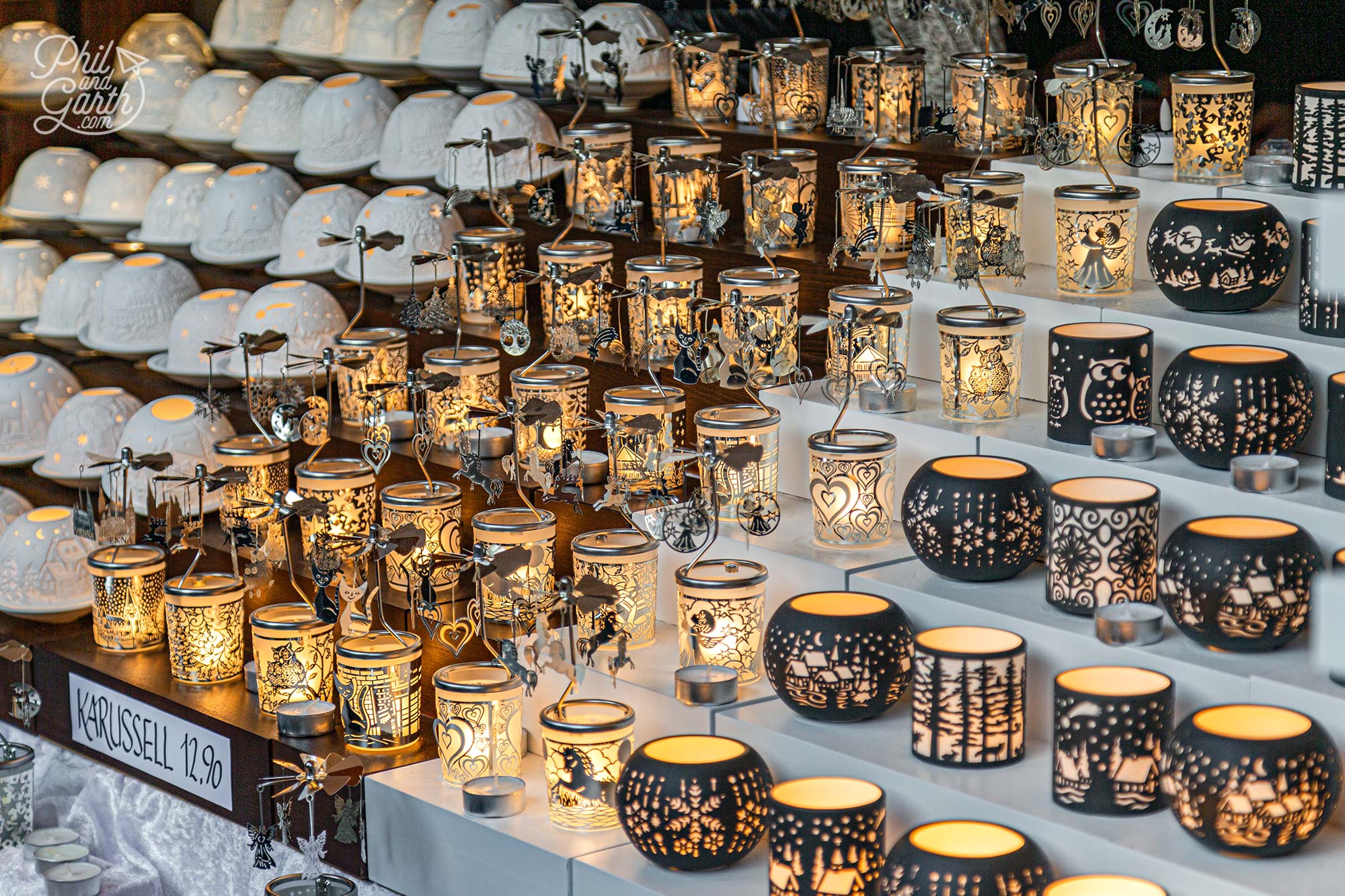 Gorgeous Christmas tea light ornaments