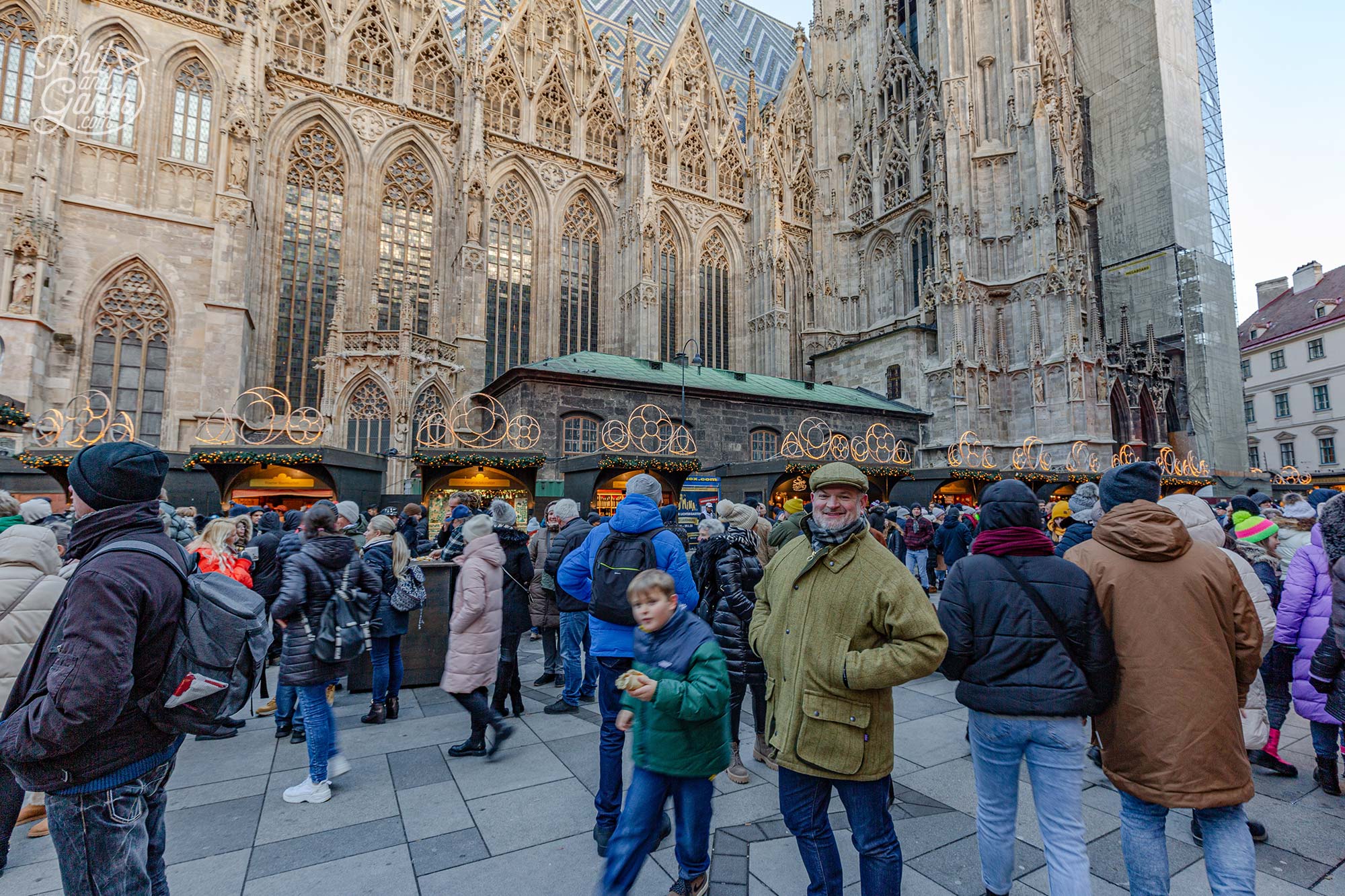 Phil at the Stephansplatz Christmas Market