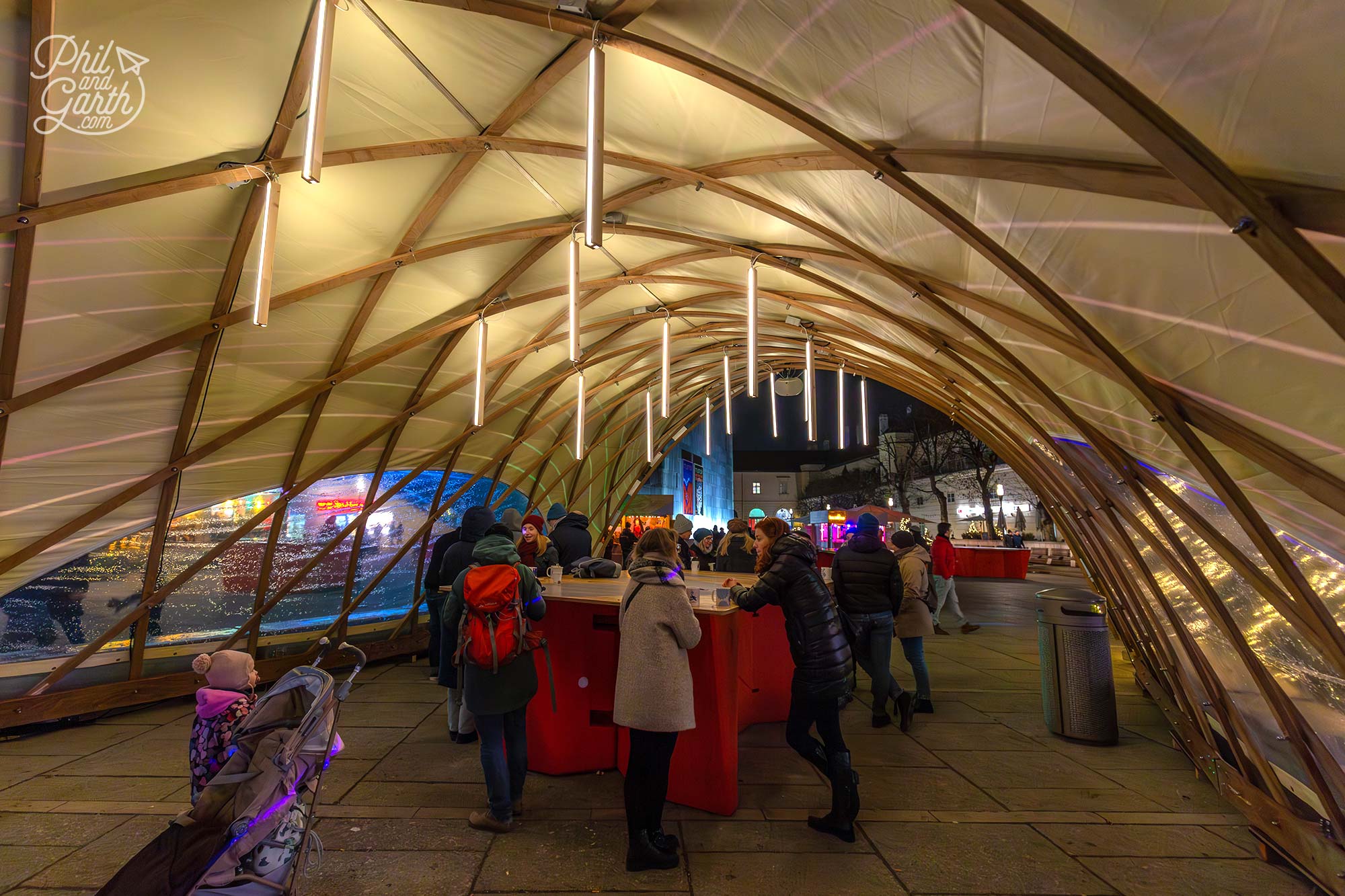 Pop up bars sell alternative organic Christmas punch