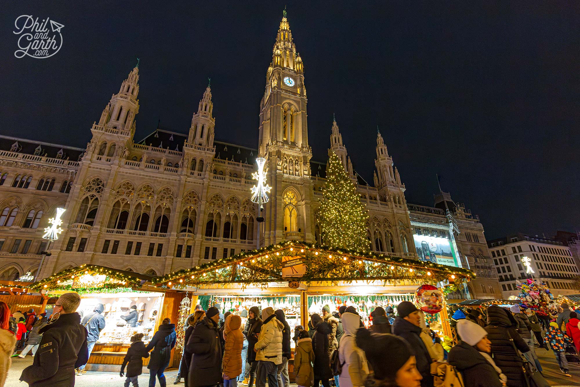Rathausplatz is magical - everything you want a Christmas market to be