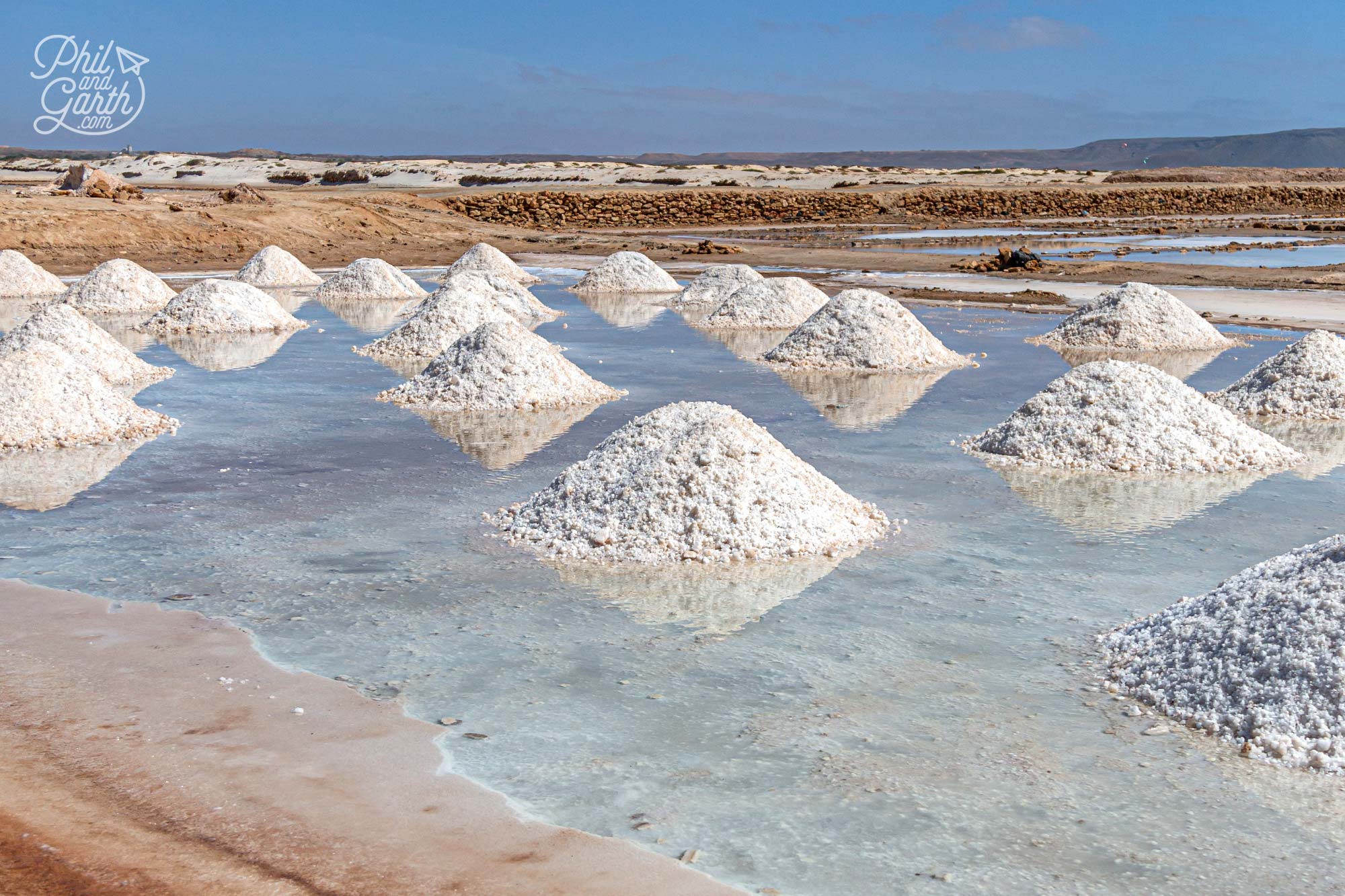 Salinas de Santa Maria - a large expanse of salt flats