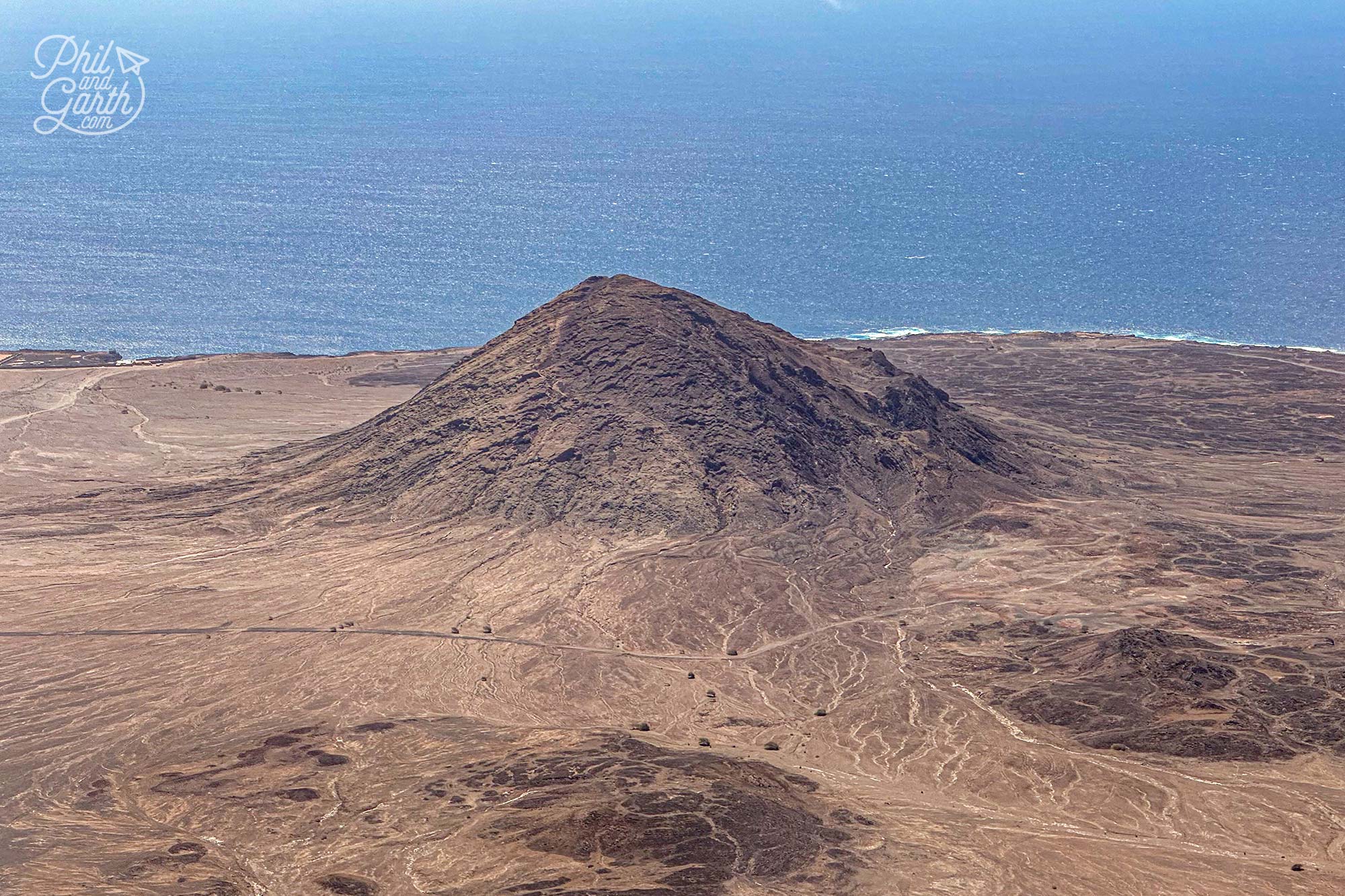 Sal's landscape is desert-like with extinct volcanoes