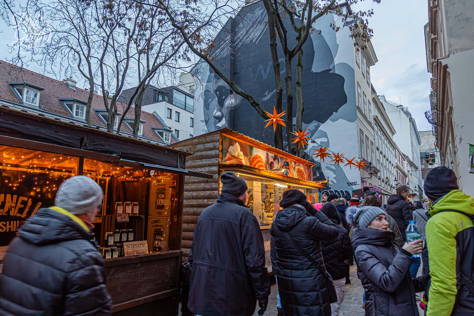 Spittelberg Christmas Market has a romantic and authentic atmosphere