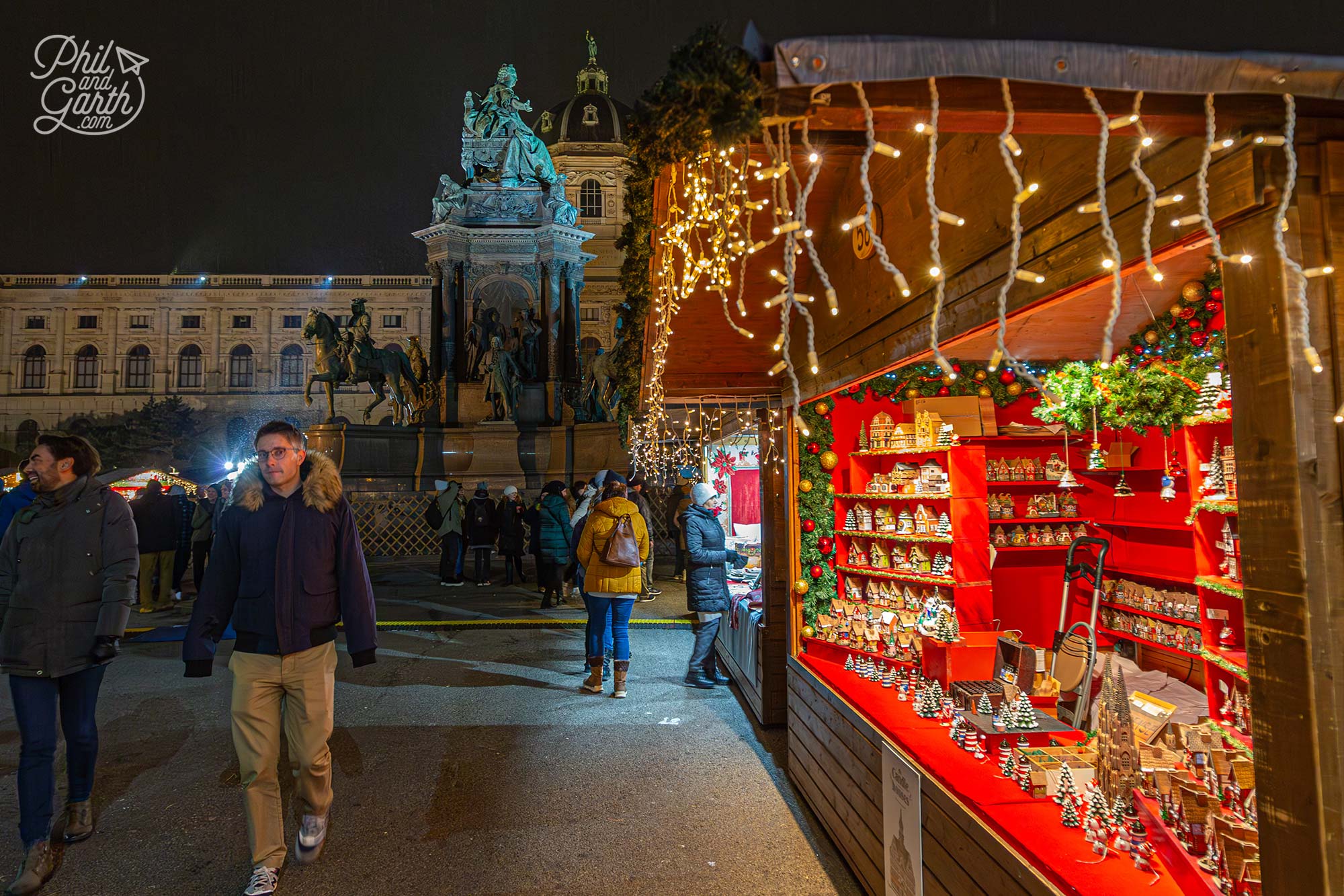 The Maria Theresien Platz market, is located in the Museum District
