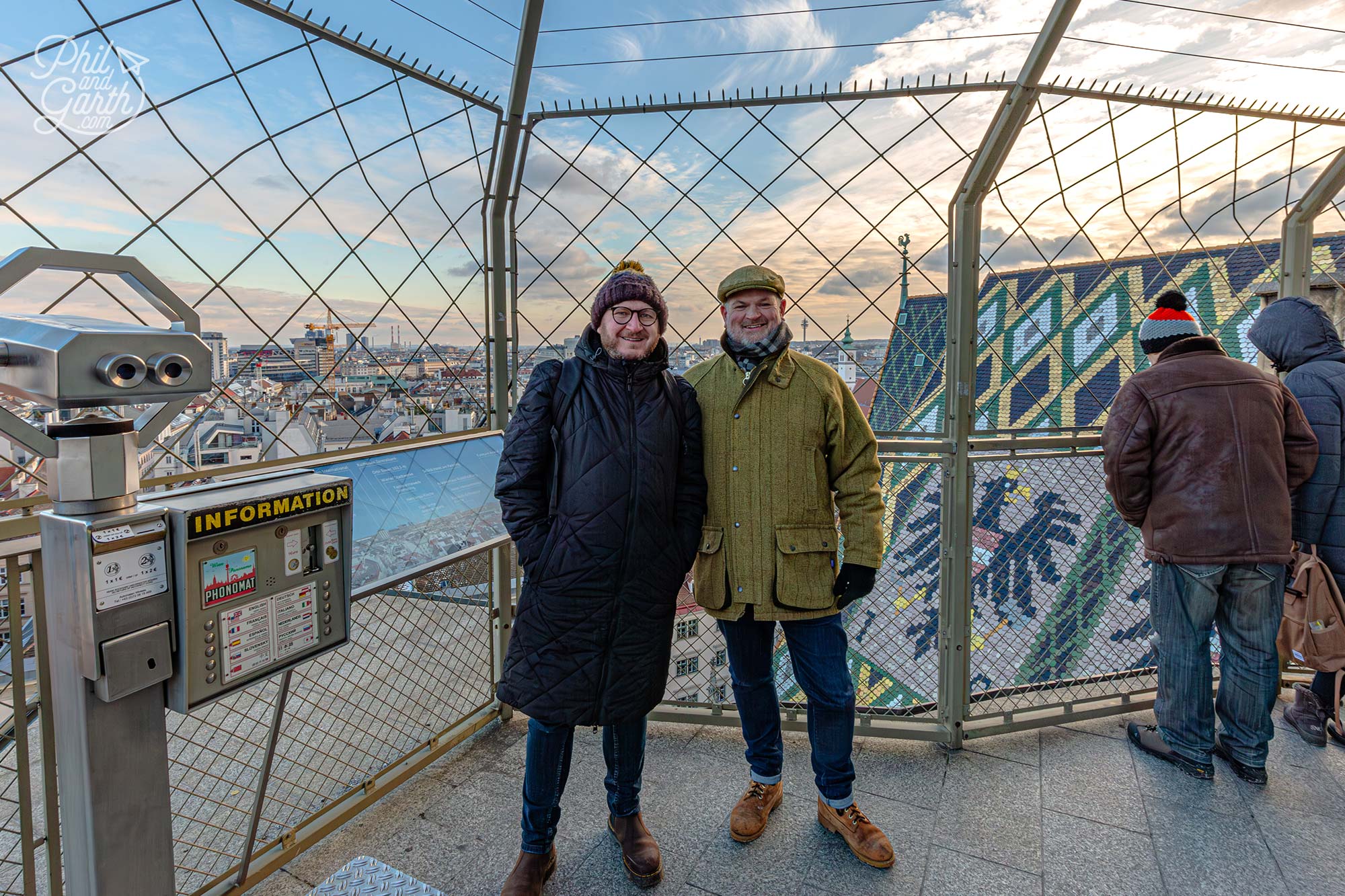 We also took in the panoramic view from the Cathedral roof across 230,000 zig-zag patterned tiles