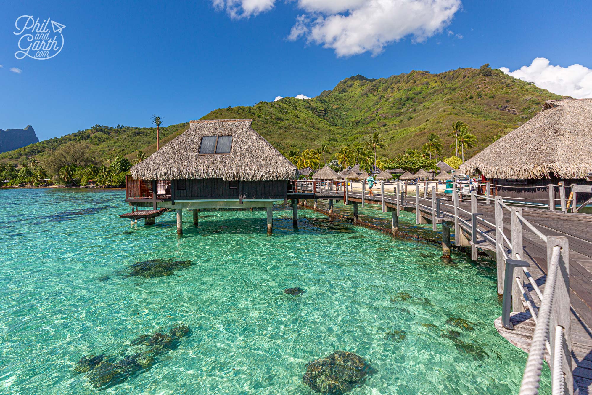 The most colourful marine life in a glistening turquoise lagoon