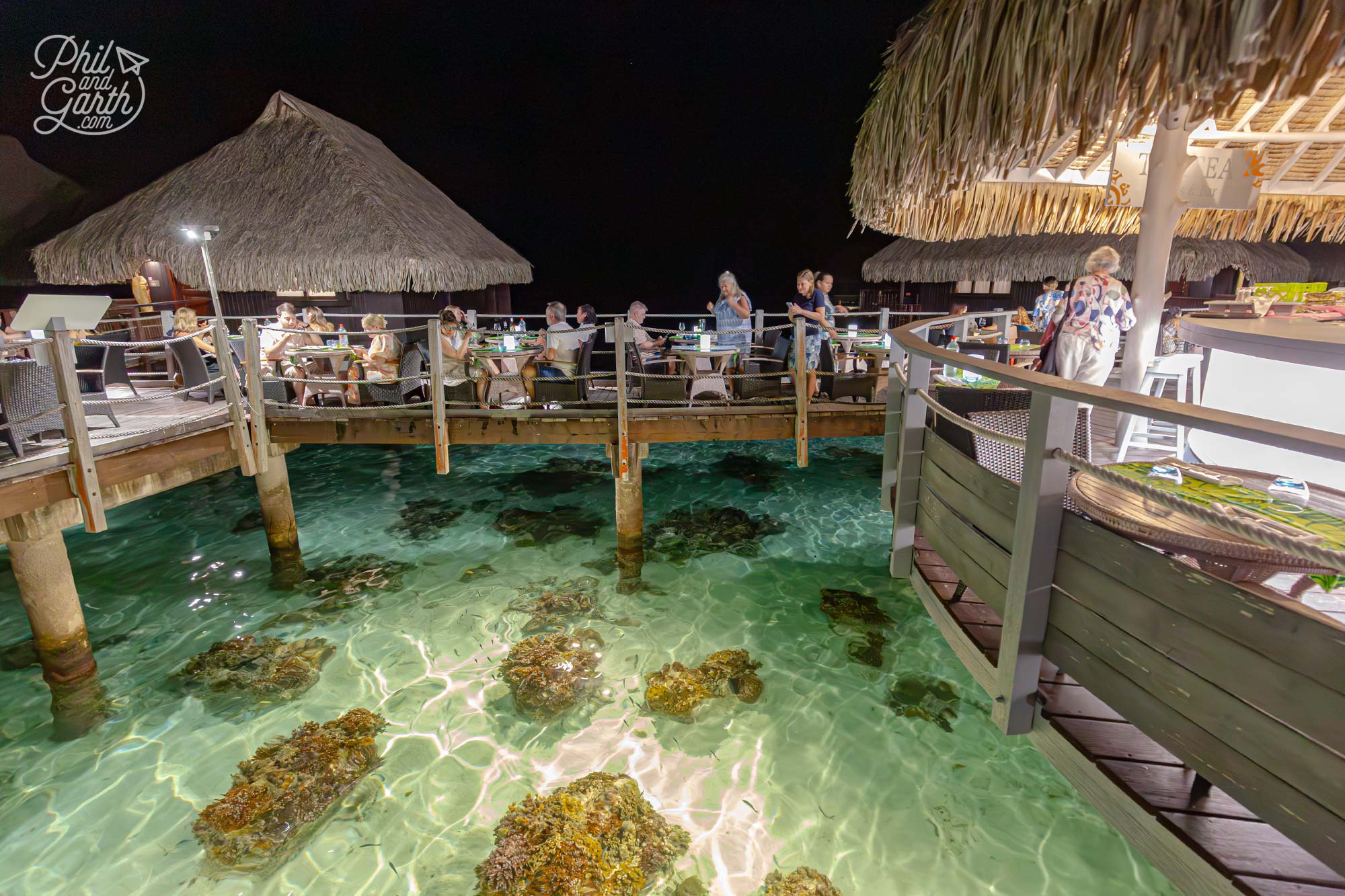 Toatea is a unique overwater dining experience