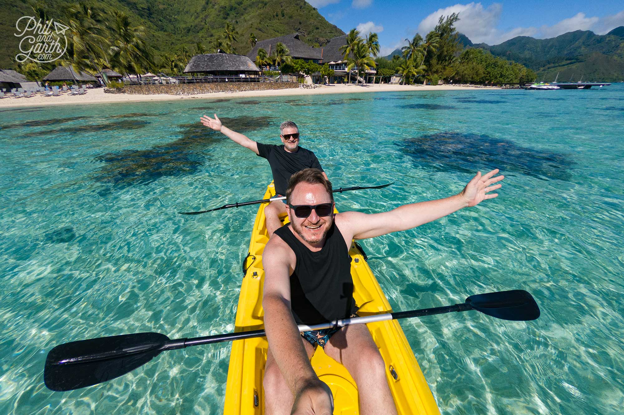 Easily our favourite beach activity Hilton Moorea resort and Spa
