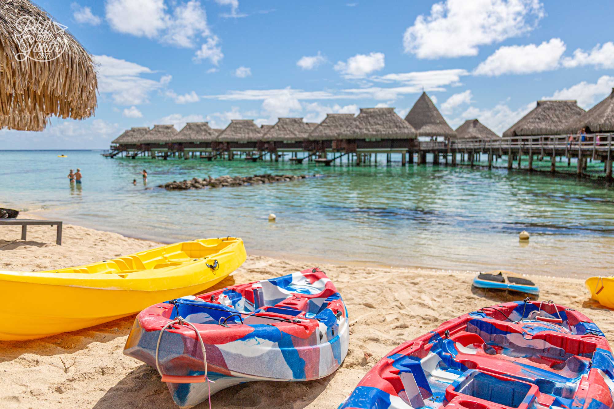 Hilton Moorea provides free paddle boards and kayaks