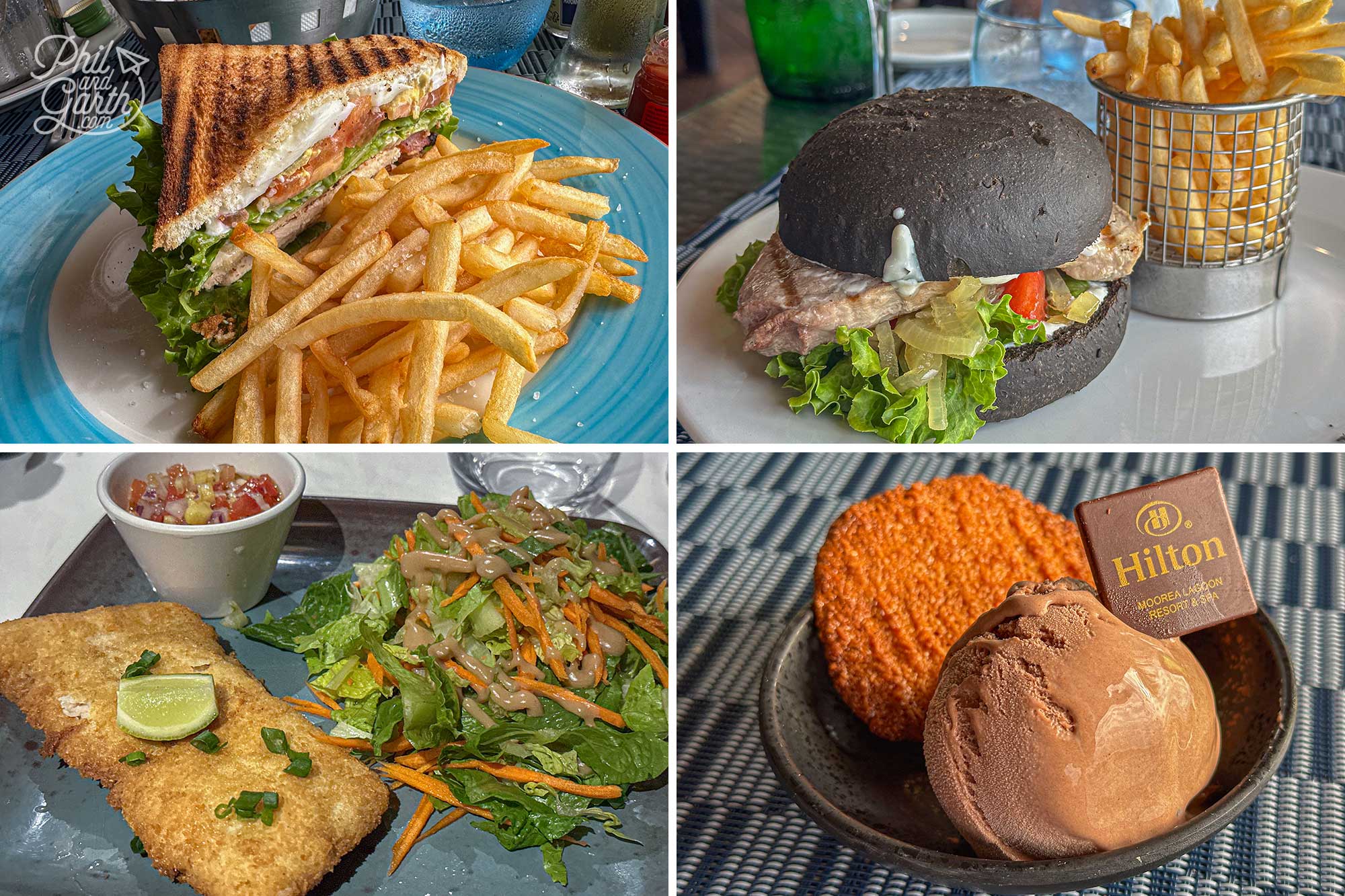 Just some of the dishes we ate at the Rotui Grill & Bar