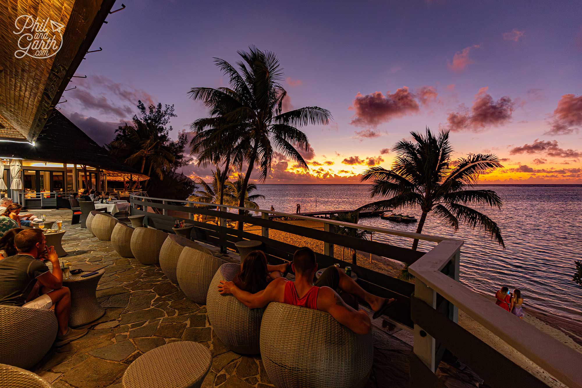 Sunsets to die for at the Eimeo Bar