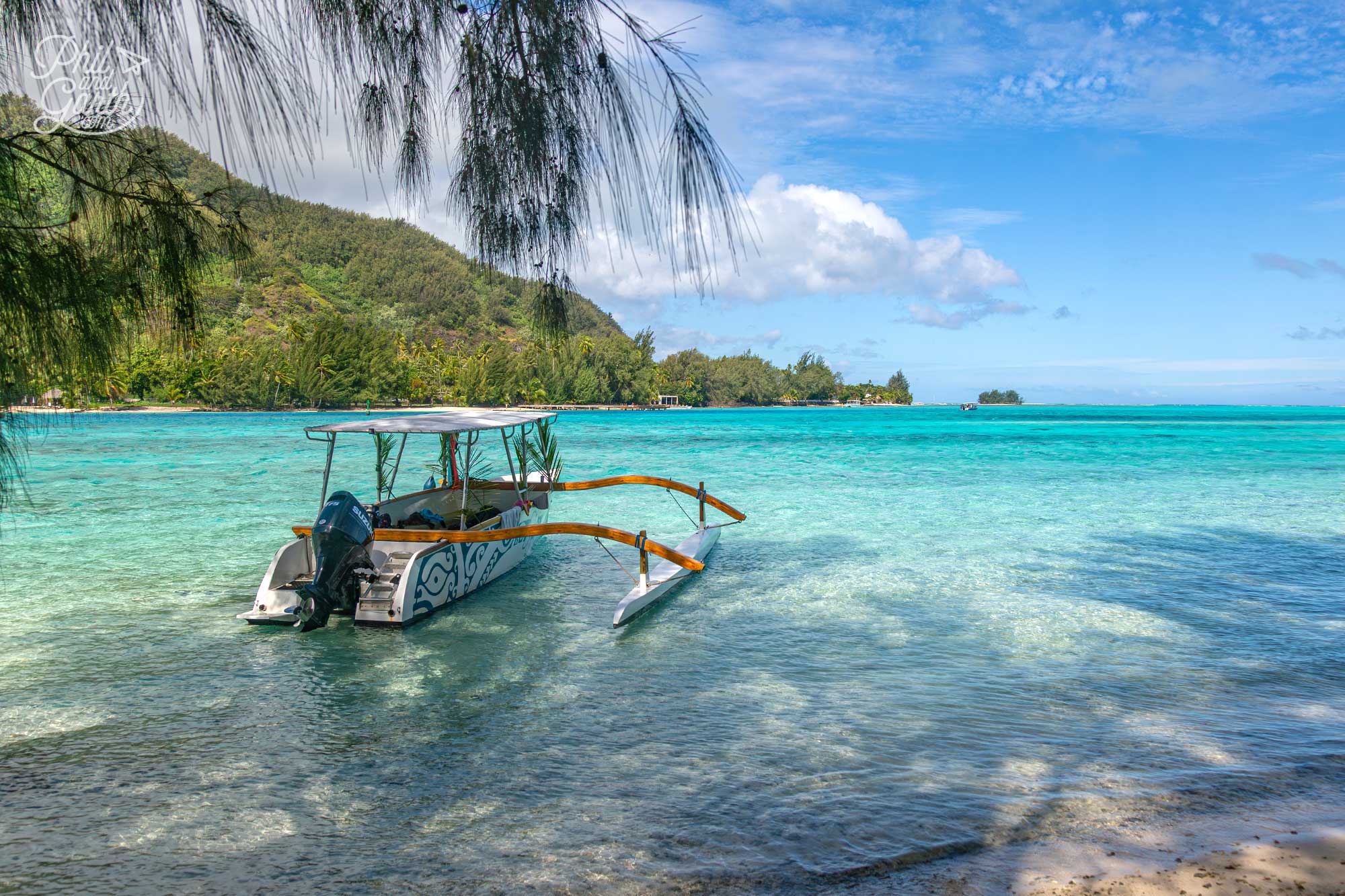 Time for lunch at Moorea Miti's private motu