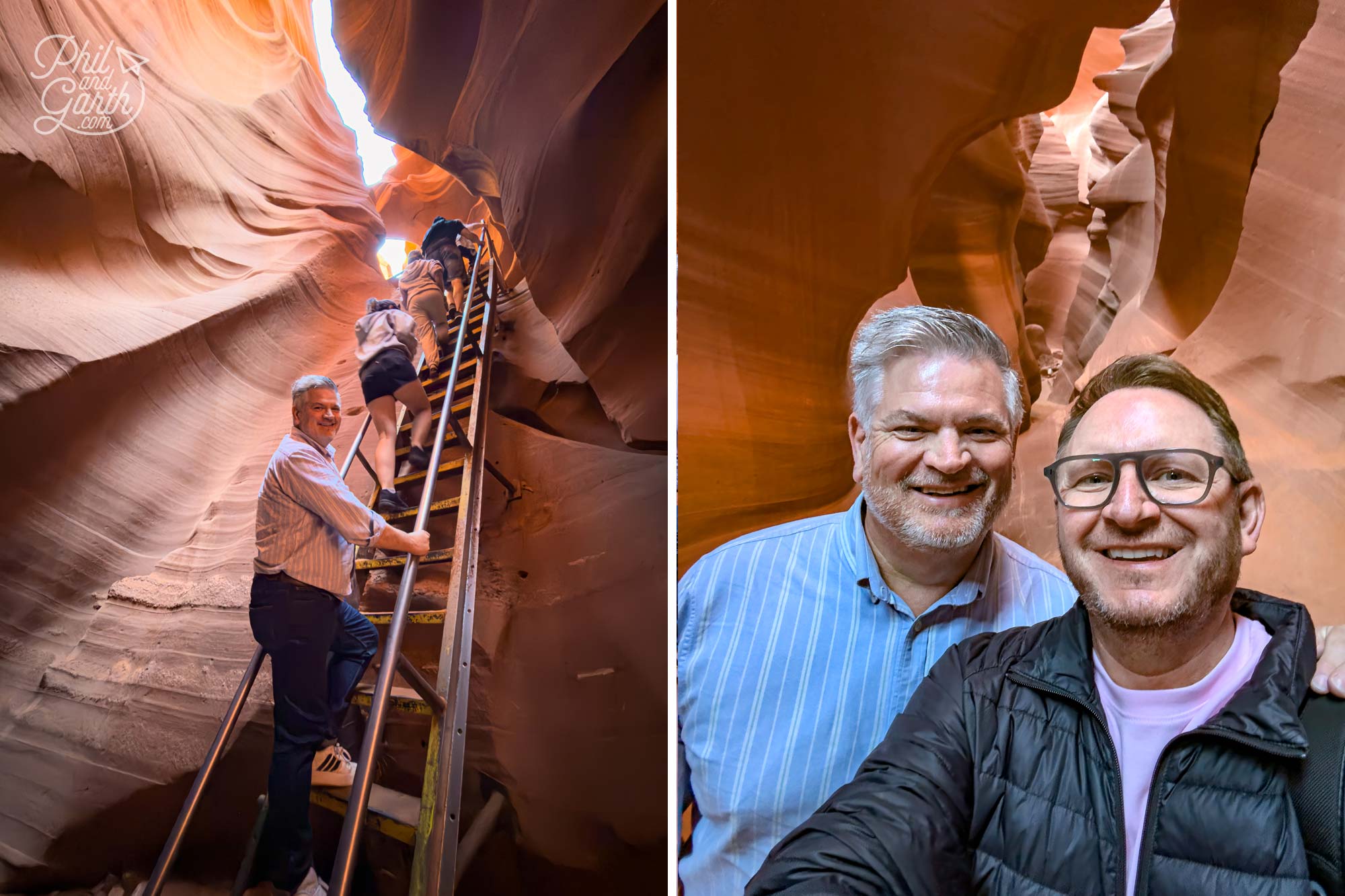 At times there are very some steep steps to navigate