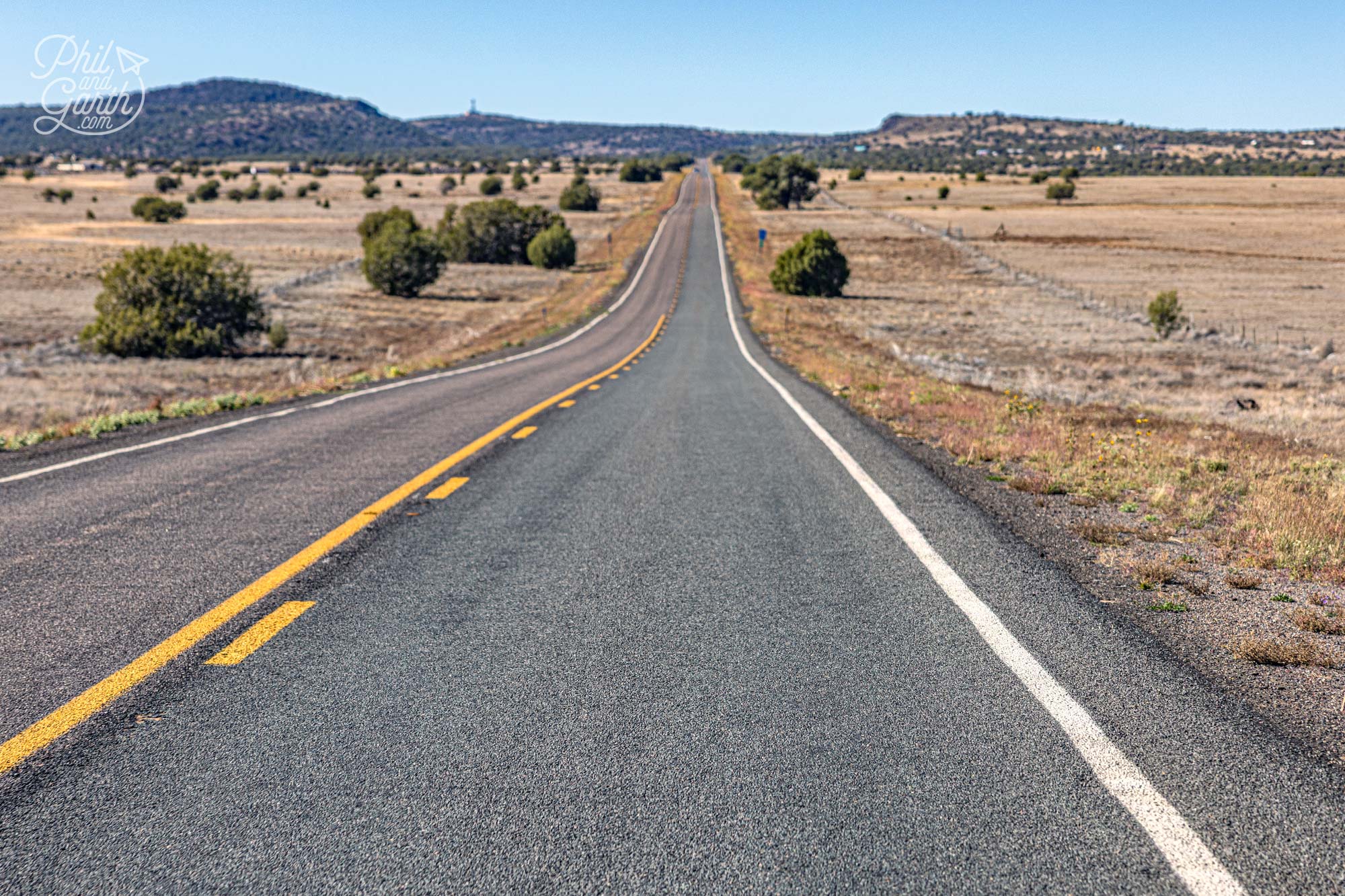 Driving along historic Route 66