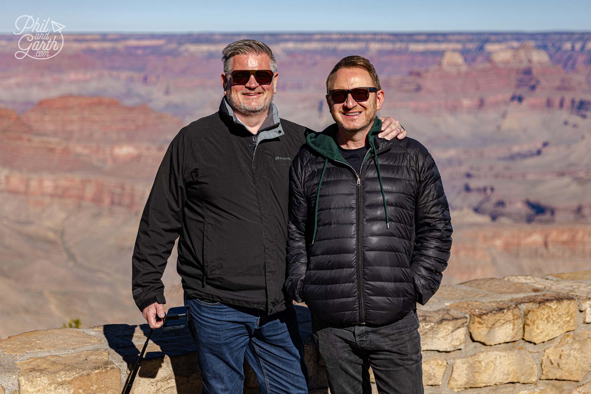 Fulfilling Phil's ambition to see the Grand Canyon - the view from Grandview Point