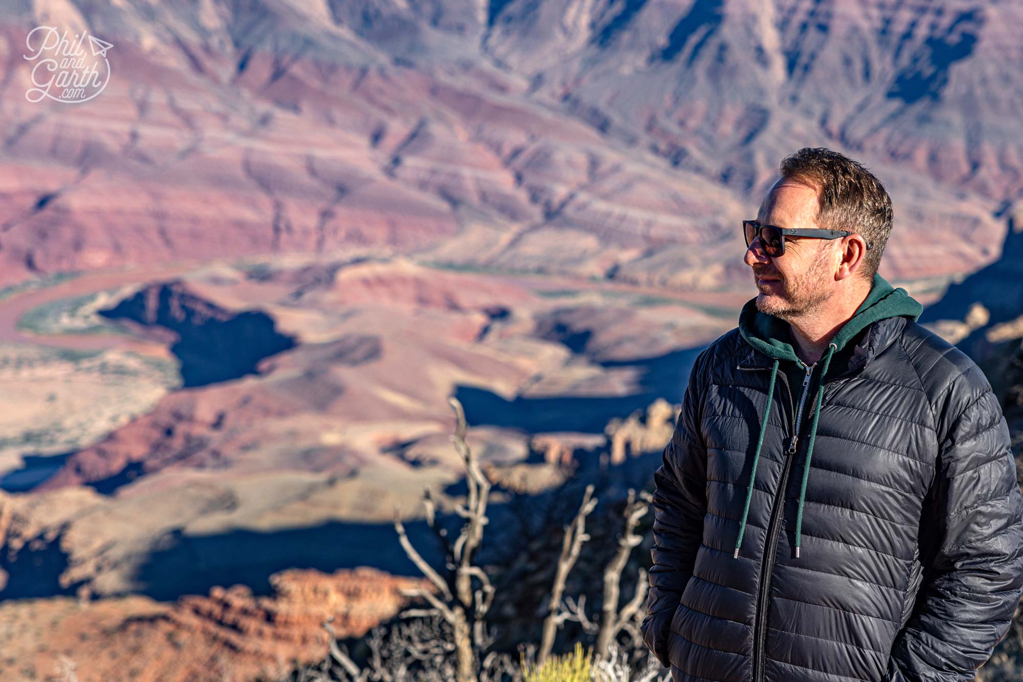 Garth looking out at Lipan Point