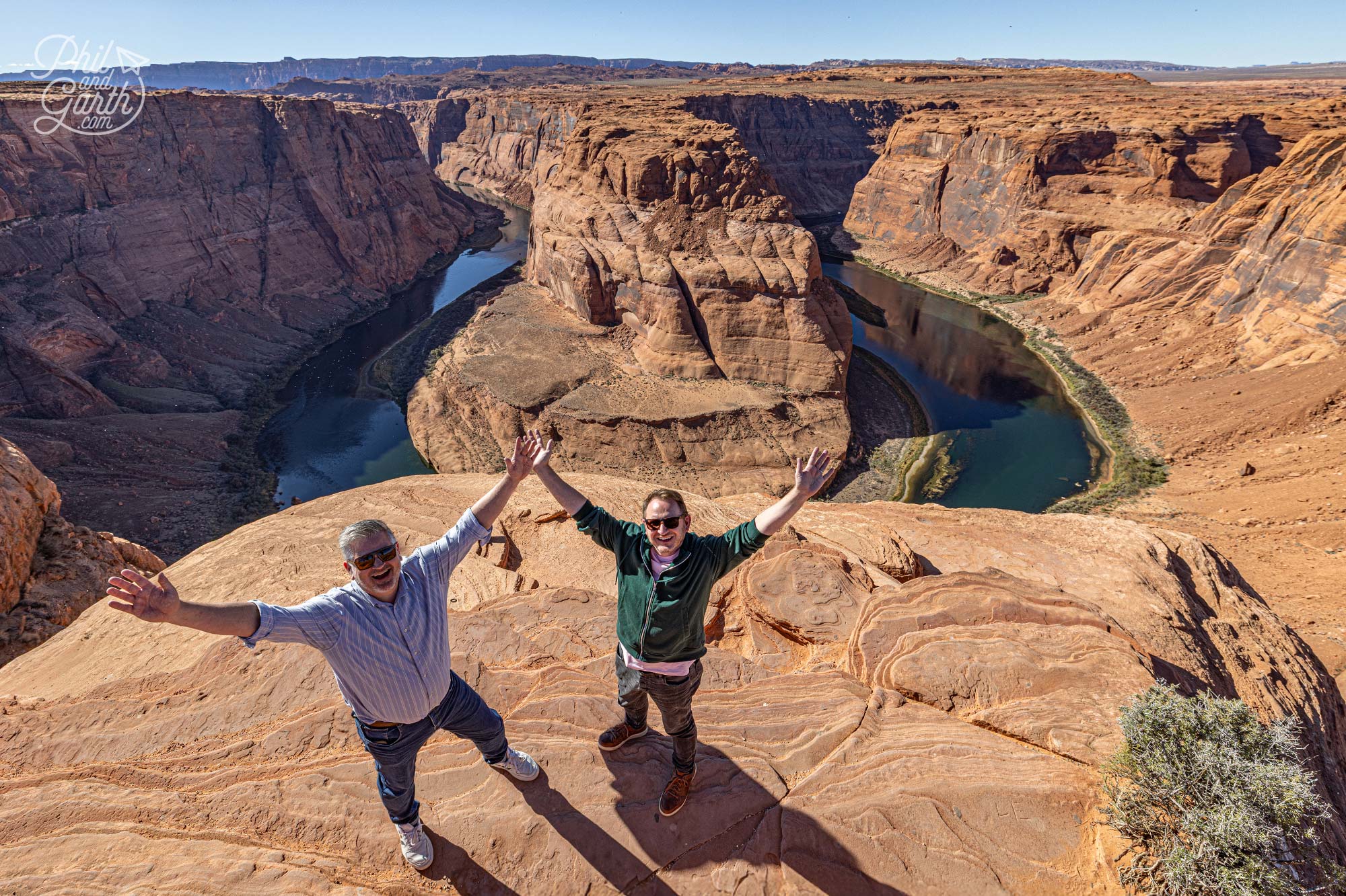 Phil and Garth Horseshoe Bend MaxTour 2 Day tour from las Vegas