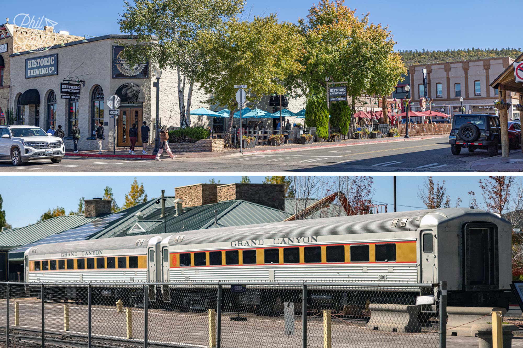 Williams, Arizona - lunch stop on MaxTour’s 2 day tour