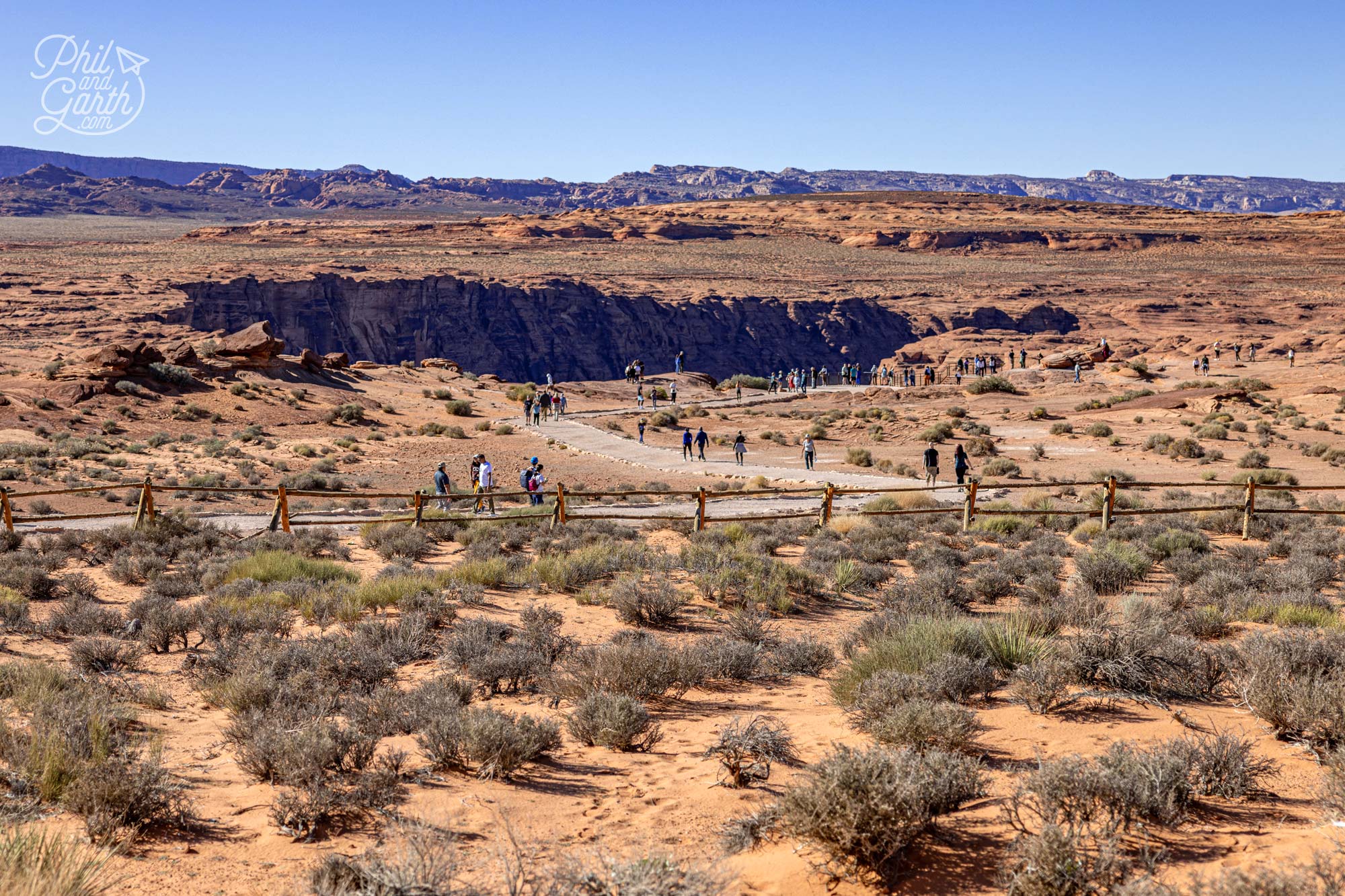 One arrival you'll discover the 1,000 foot drop to the incredible Horseshoe Bend