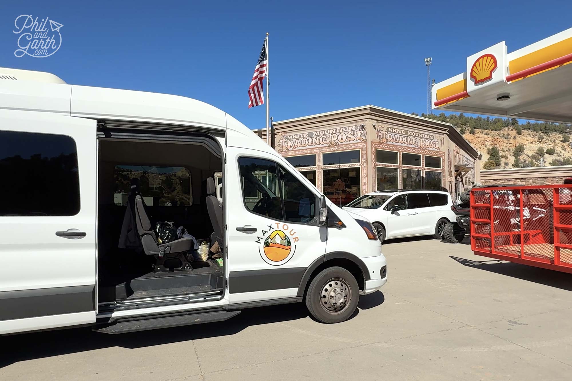 White Mountain Trading Post bathroom break