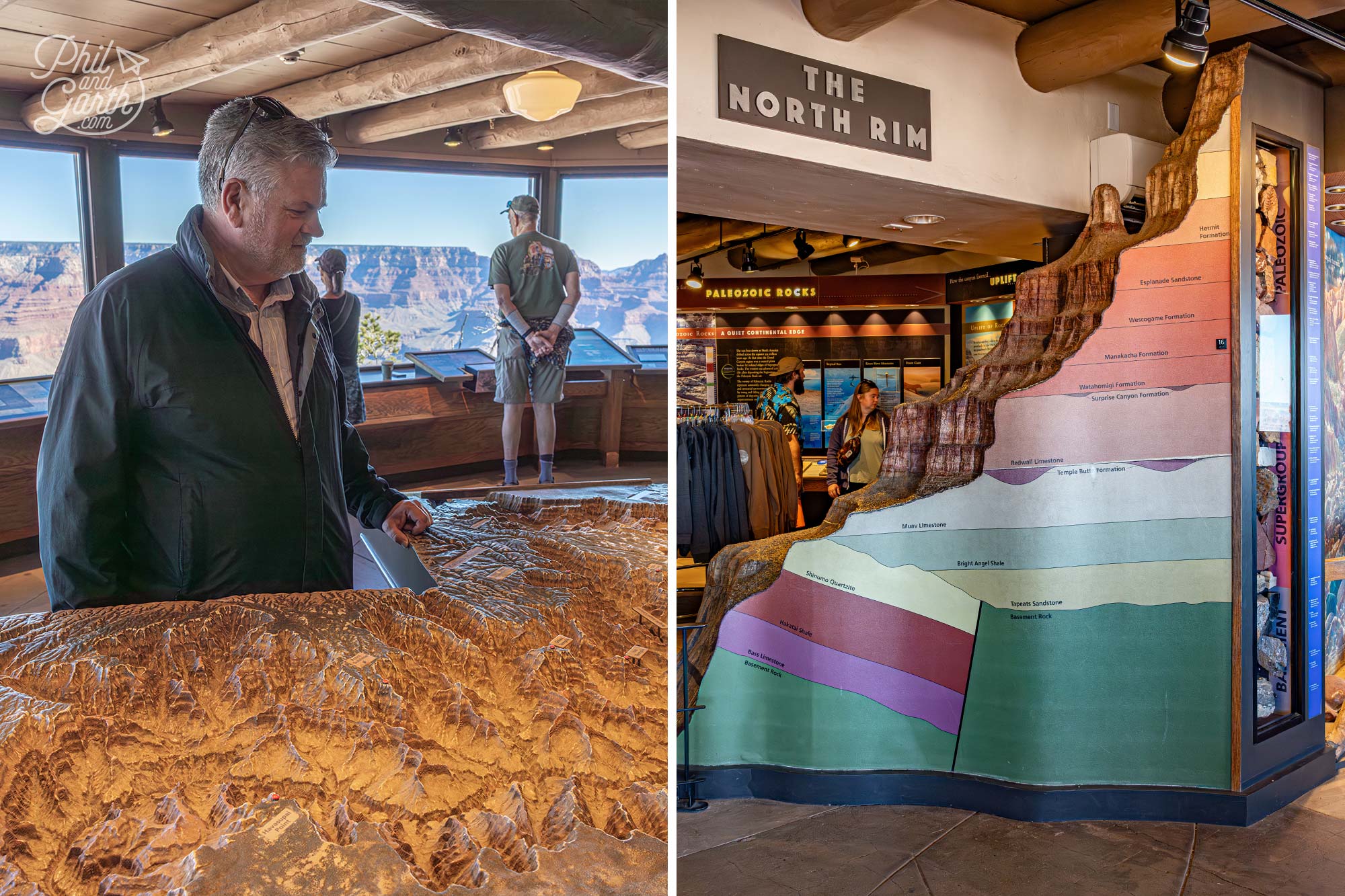 Inside the Yavapai Geology Museum