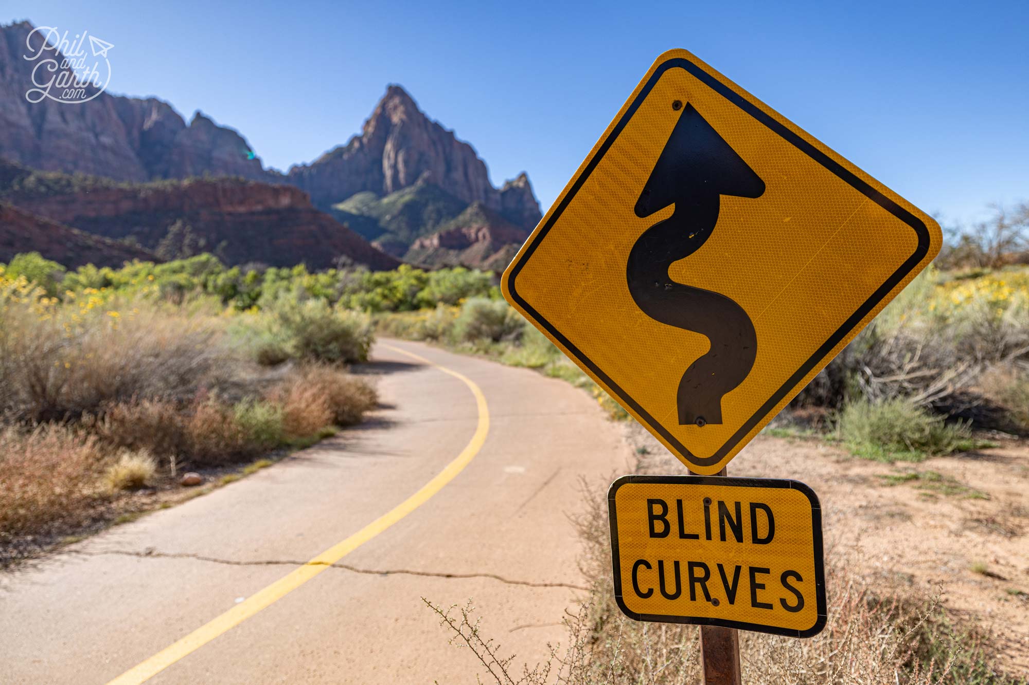 Pa'rus Trail - watch out for cyclists on the path