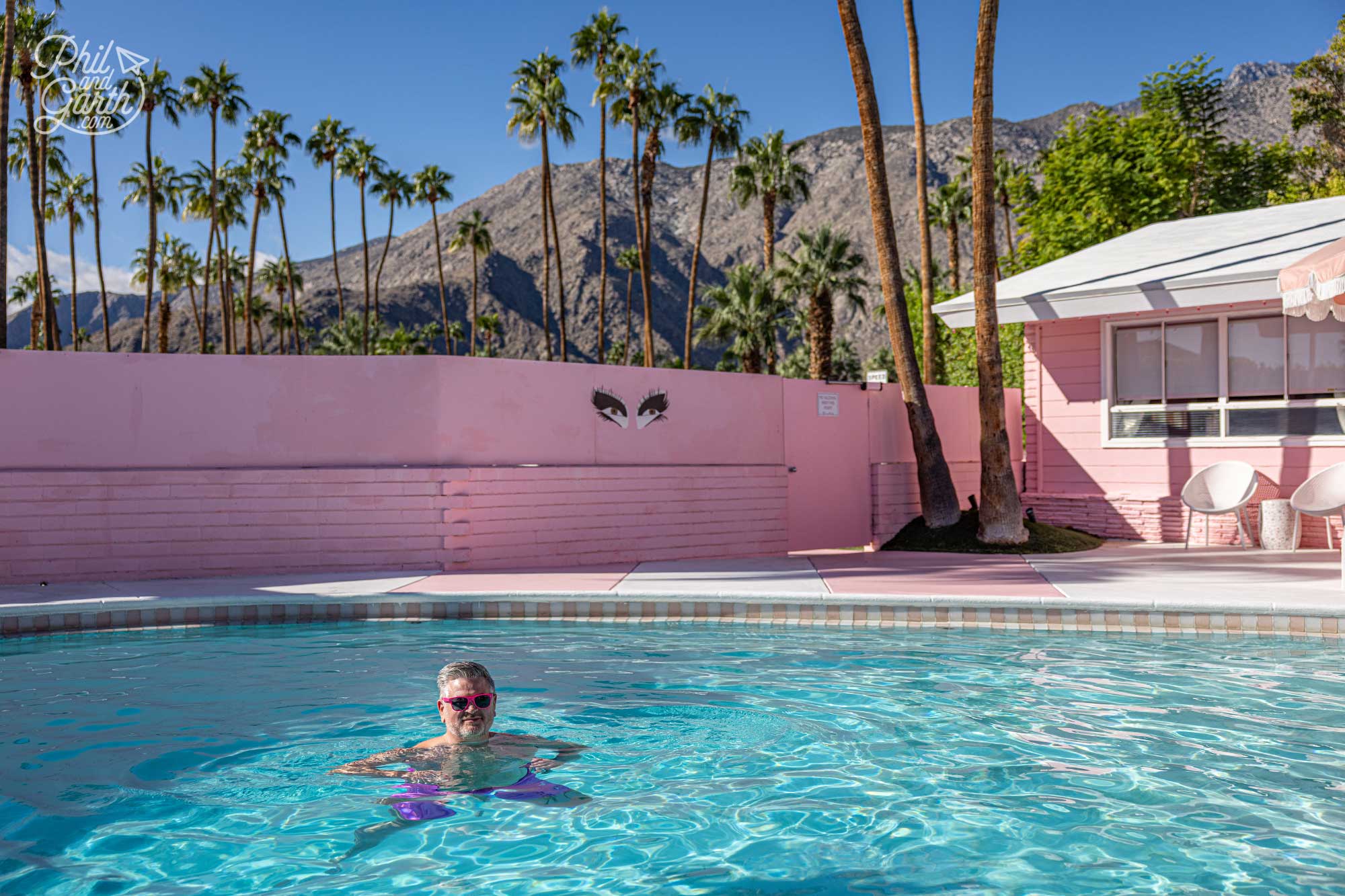 Phil in the pool