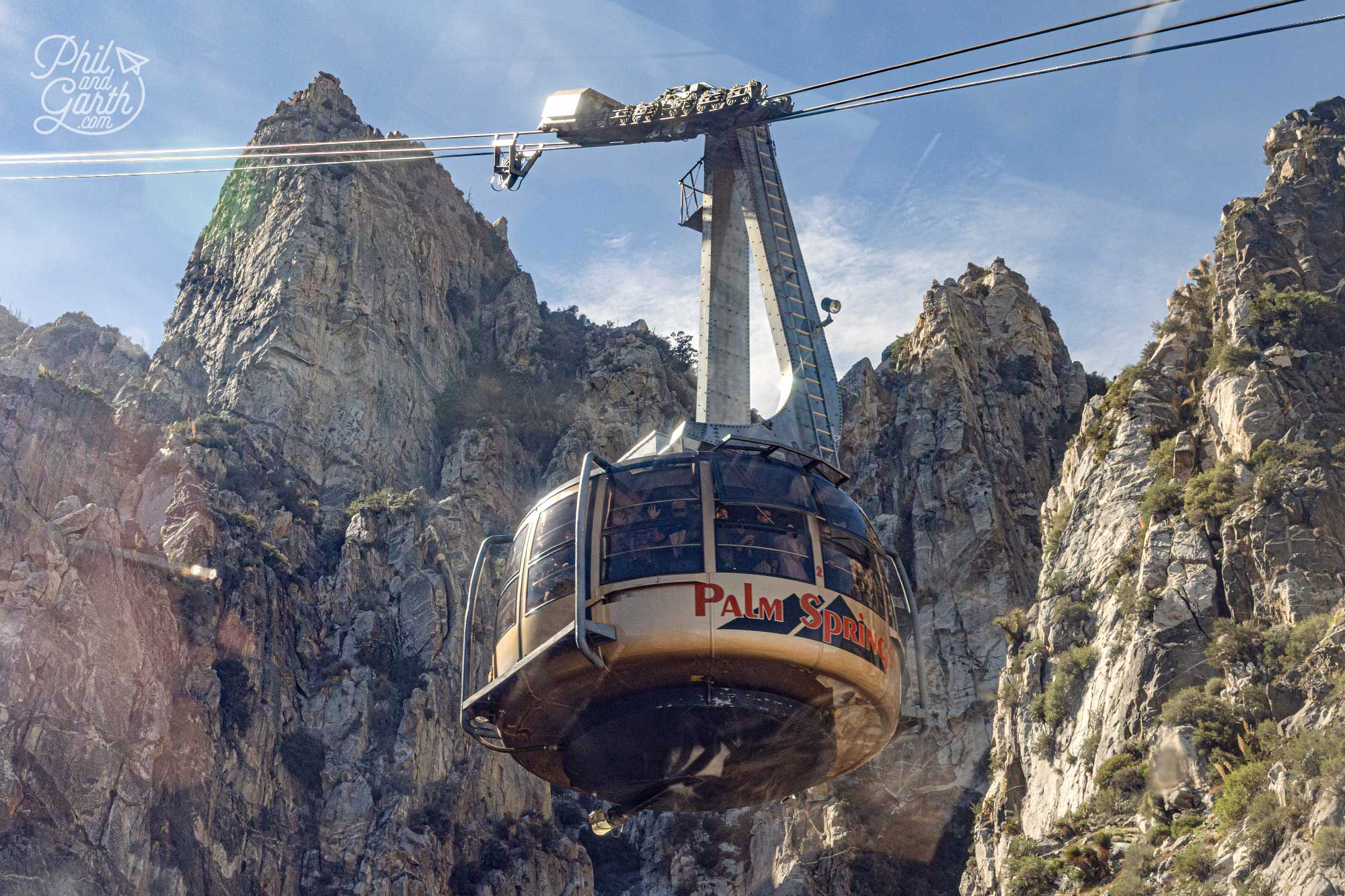 The Palm Springs Aerial Tramway takes you from palm trees to pine forests in just 10 minutes