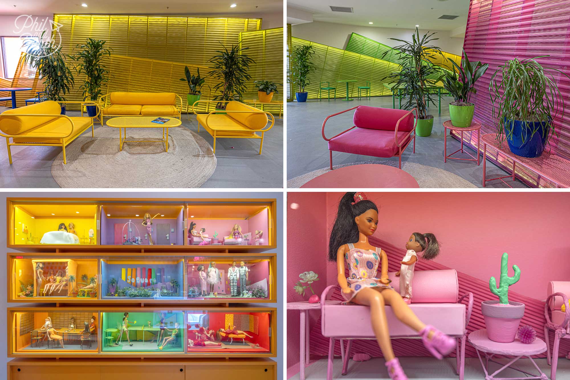 The Saguaro colourful and kitsch lobby
