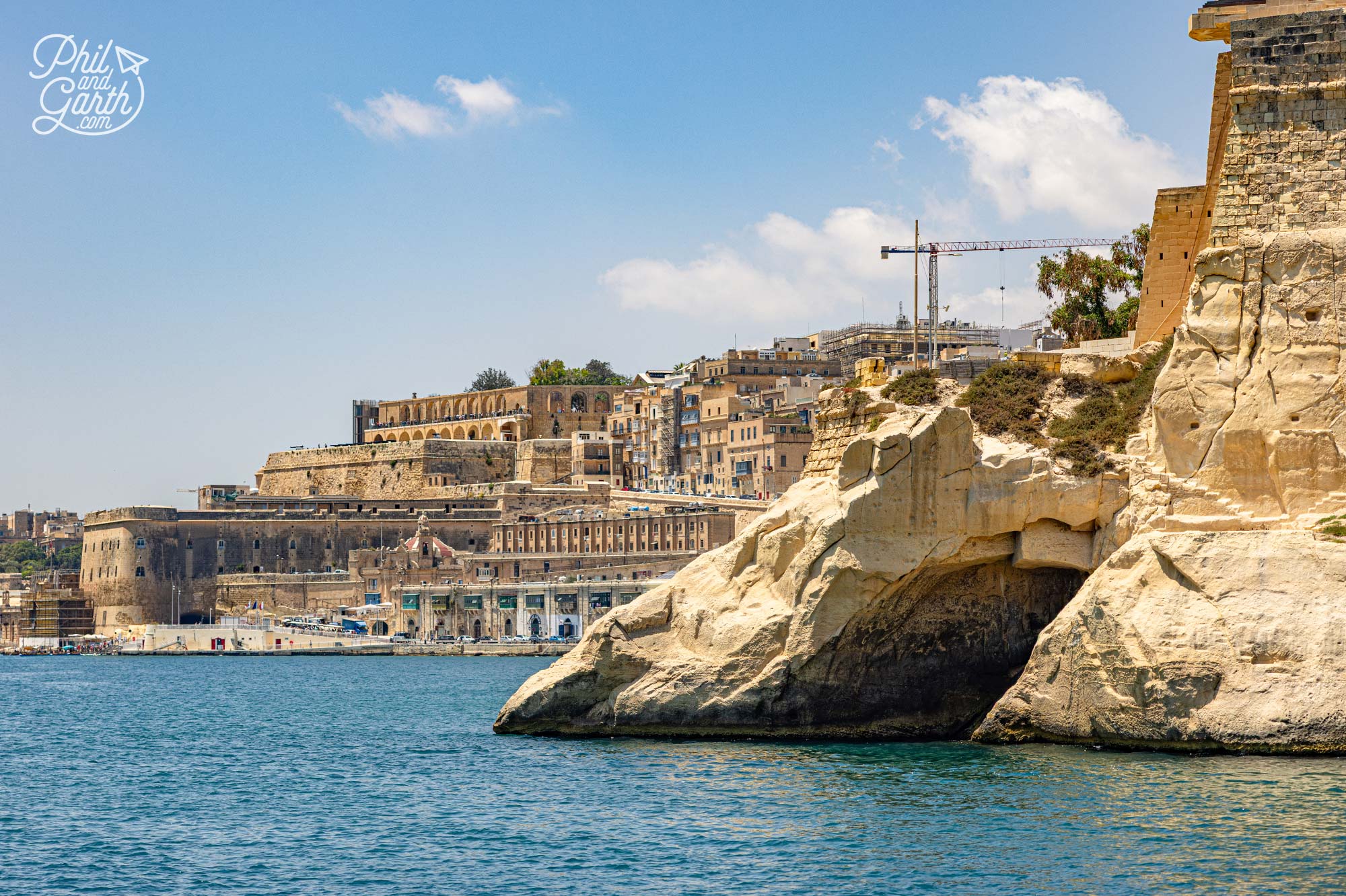 From the harbour, Valletta's imposing fortifications and honey coloured buildings-look even more impressive