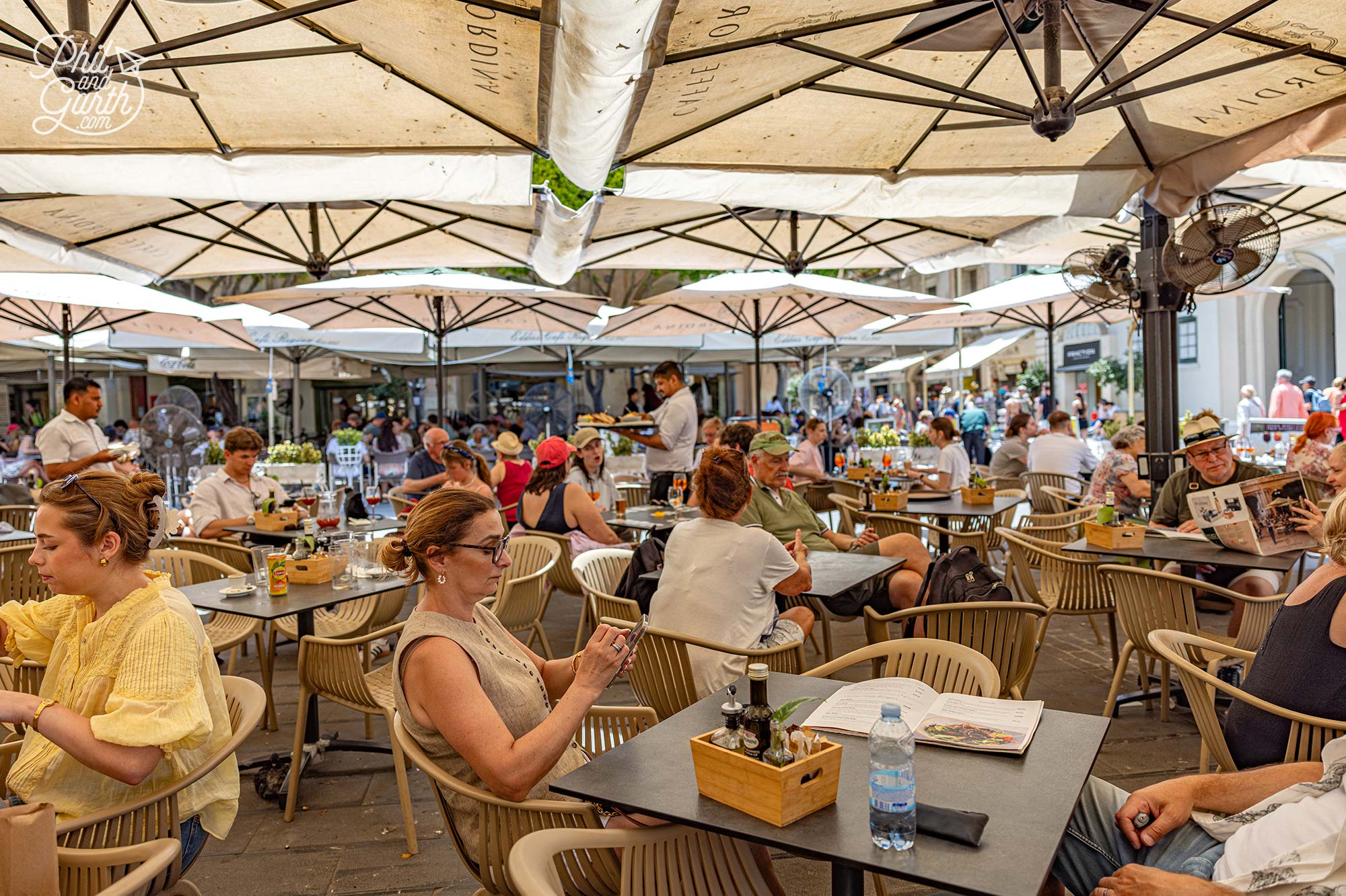 Great place for people watching