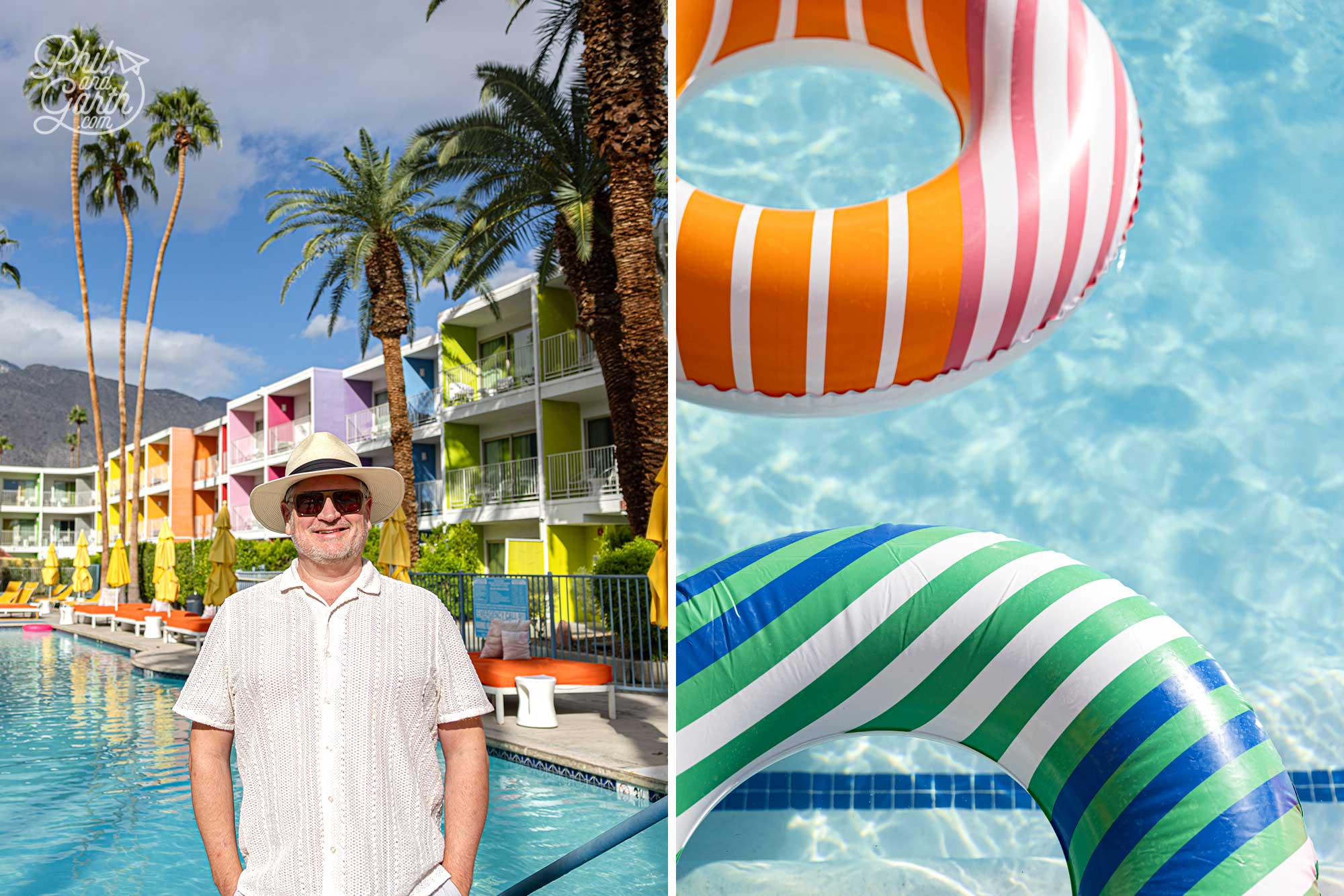 Phil by the pool
