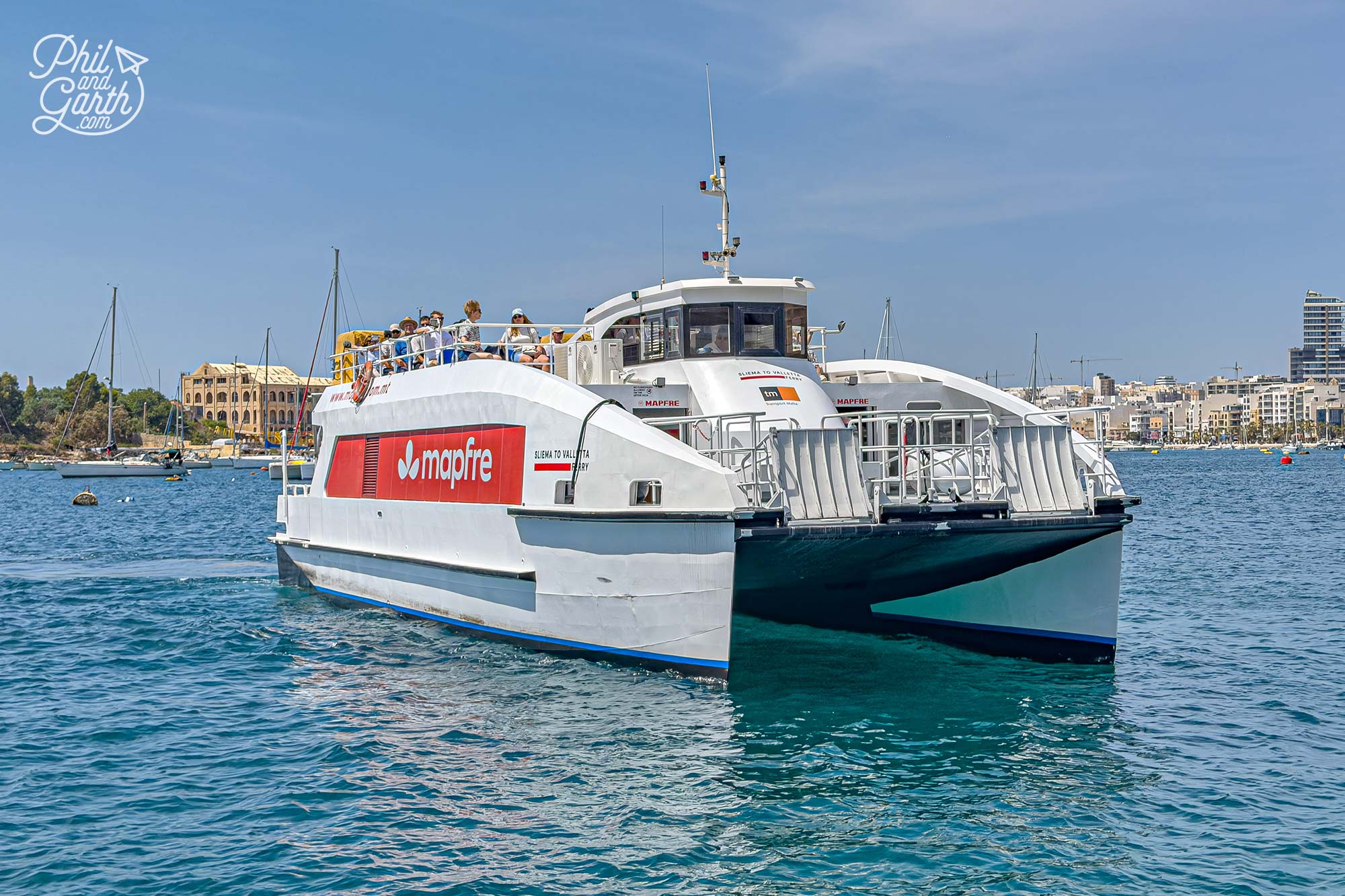 The ferry between Sliema and Valletta takes around 10 minutes