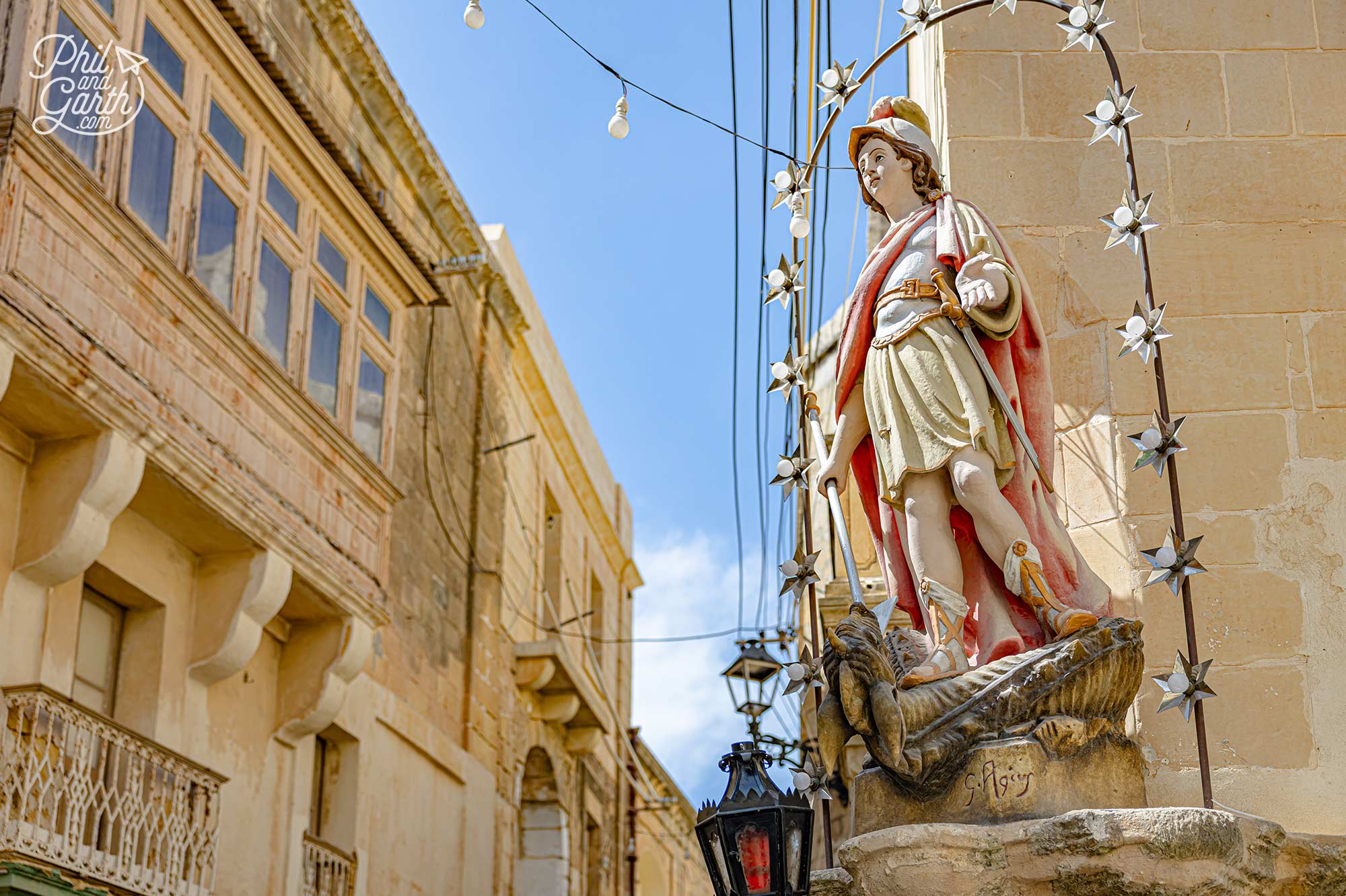 Wandering around the streets of Victoria, Gozo