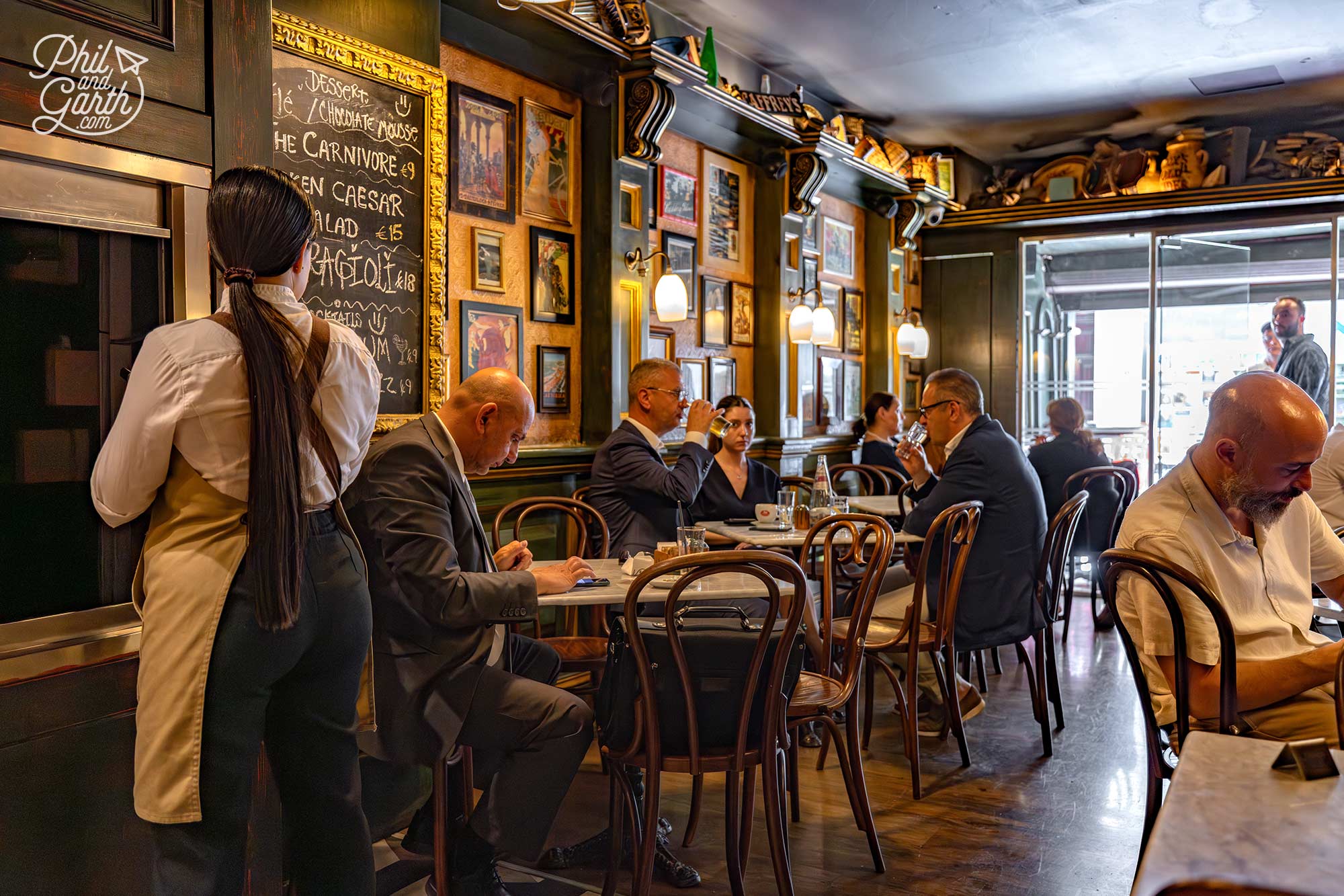 We loved the bustling atmosphere inside Café Jubilee, where locals, office workers and visitors all seemed to gather over good food and coffee